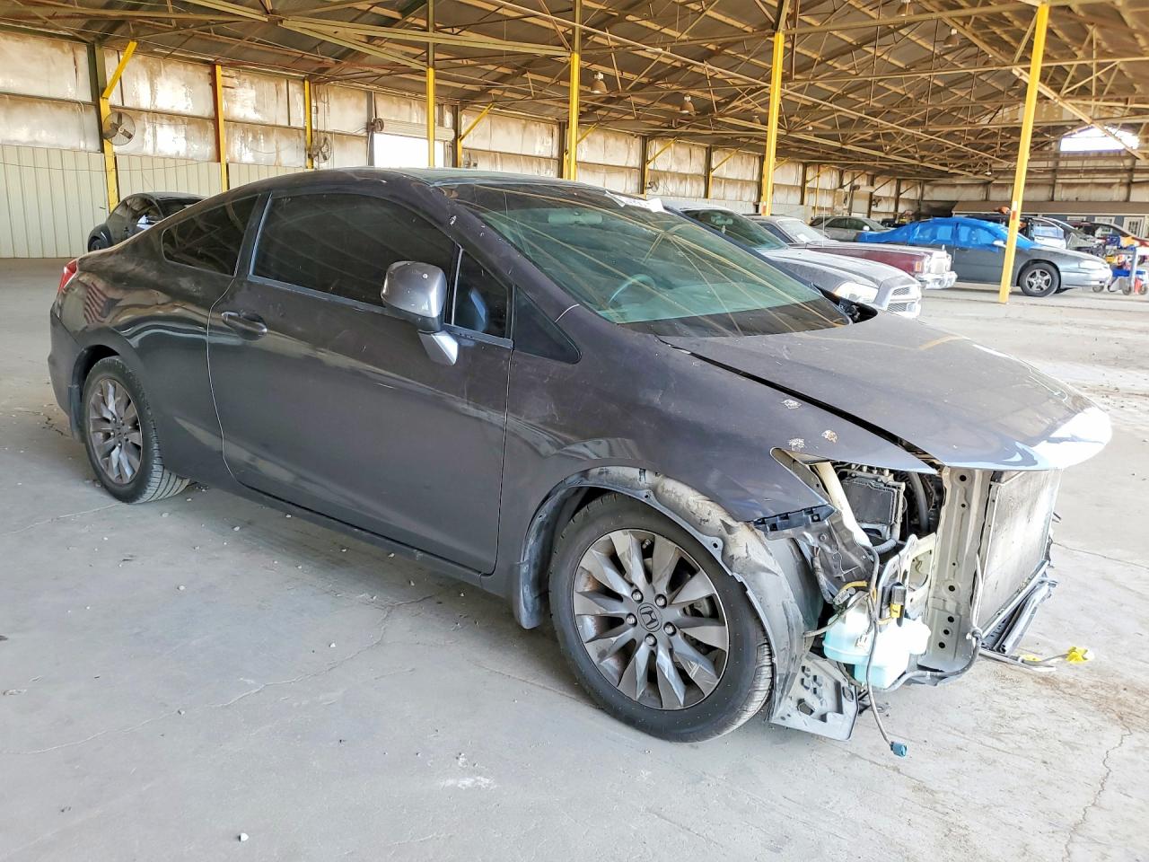 2012 Honda Civic Exl Gray vin: 2HGFG3B18CH522177