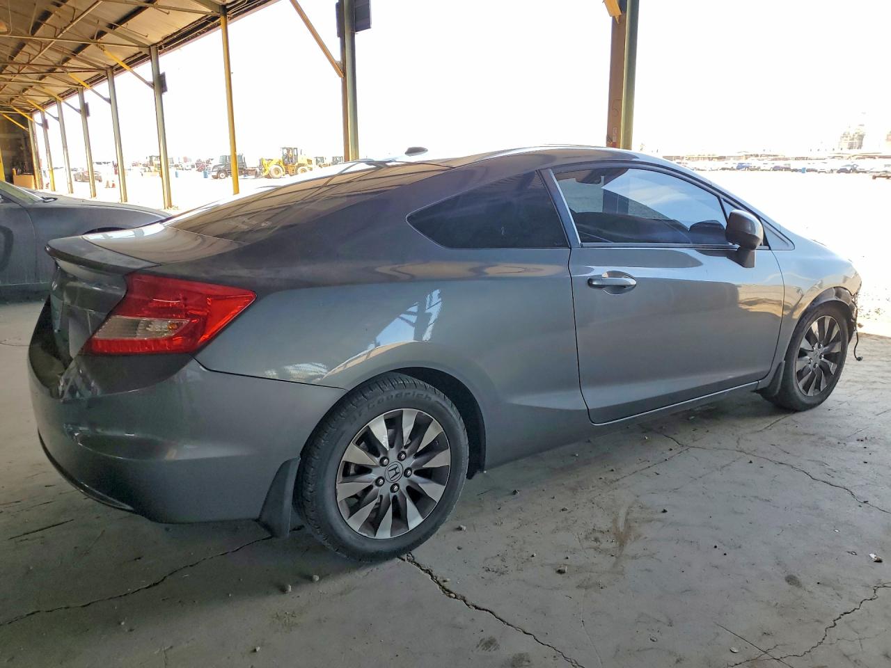 2012 Honda Civic Exl Gray vin: 2HGFG3B18CH522177