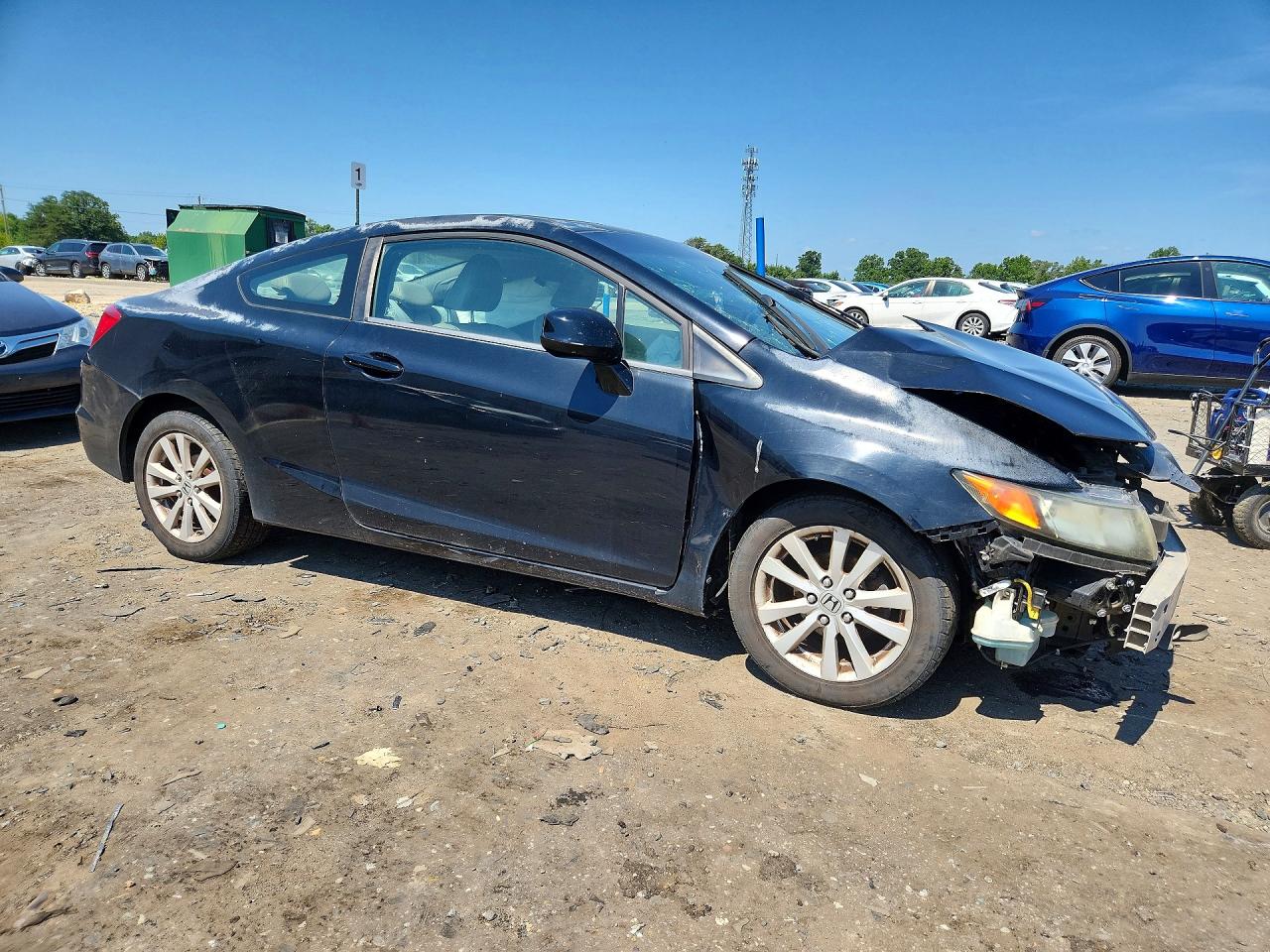 2012 Honda Civic Exl Black vin: 2HGFG3B1XCH522634