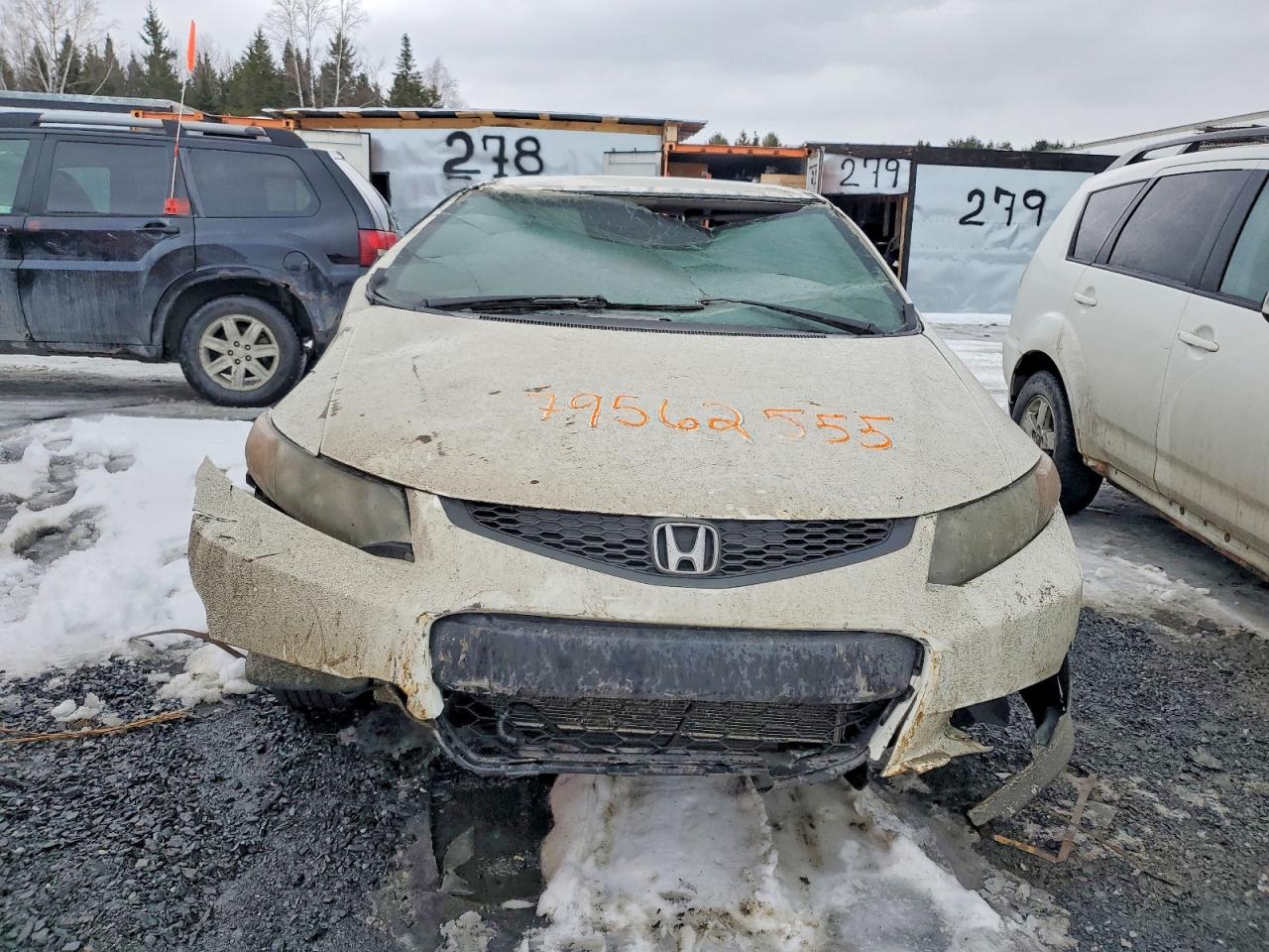 2012 Honda Civic Lx White vin: 2HGFG3B40CH003974