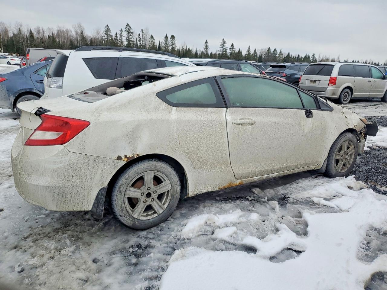 2012 Honda Civic Lx White vin: 2HGFG3B40CH003974
