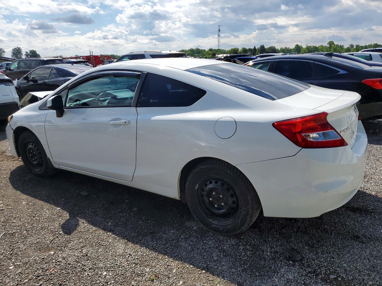 2012 Honda Civic Lx Белый vin: 2HGFG3B43CH006724