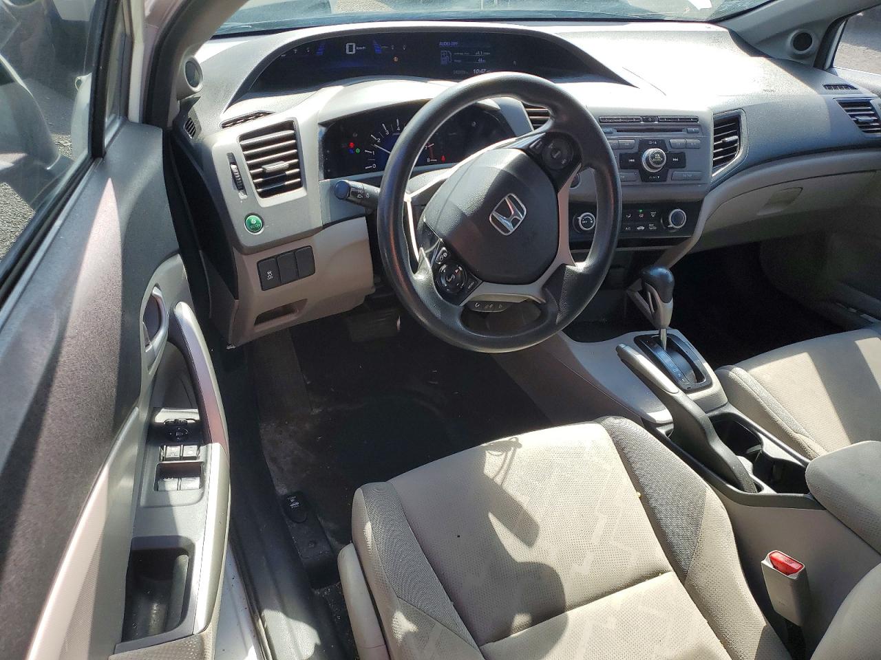 2012 Honda Civic Lx Белый vin: 2HGFG3B43CH006724