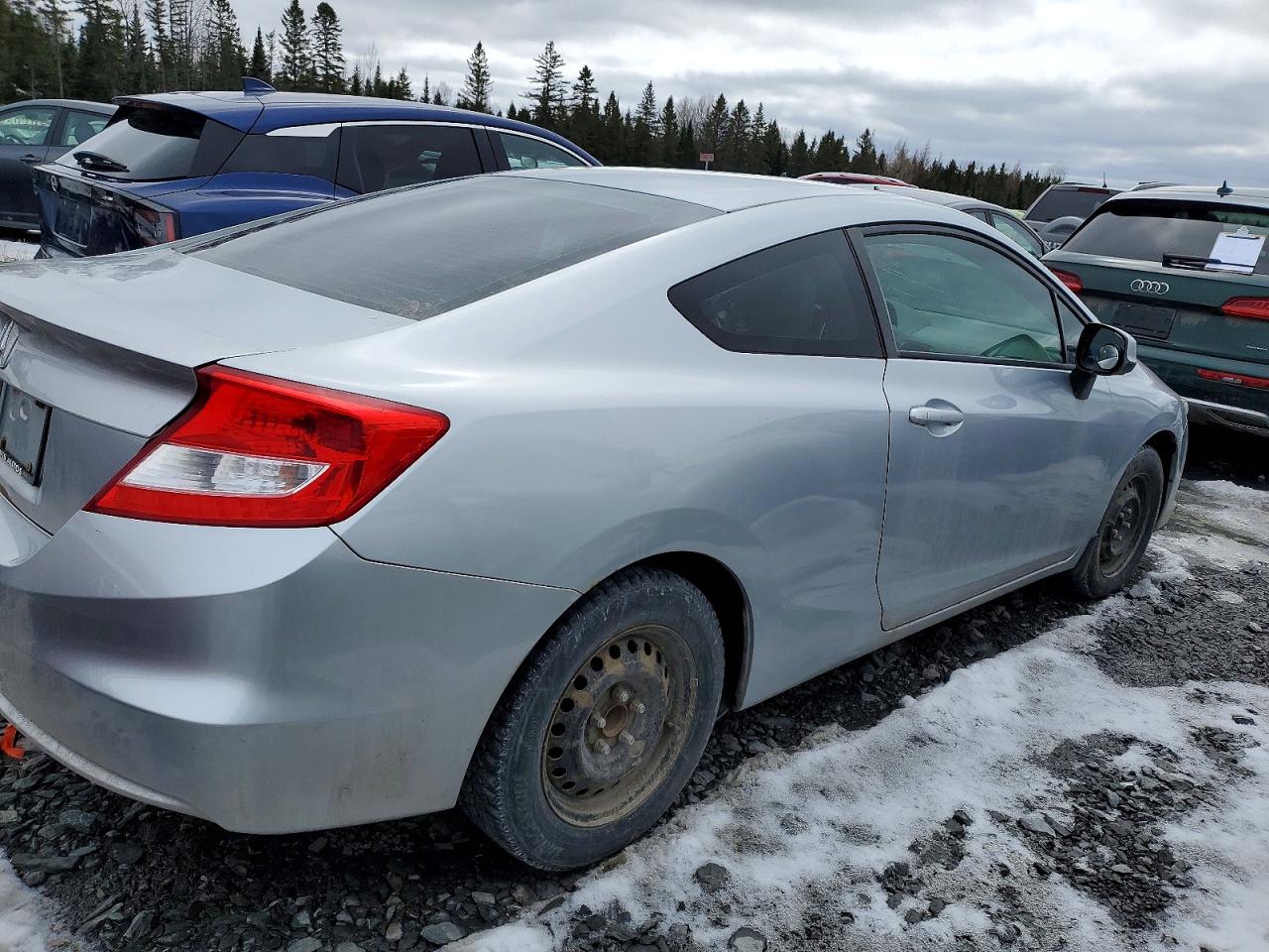 2013 Honda Civic Lx Silver vin: 2HGFG3B45DH002918