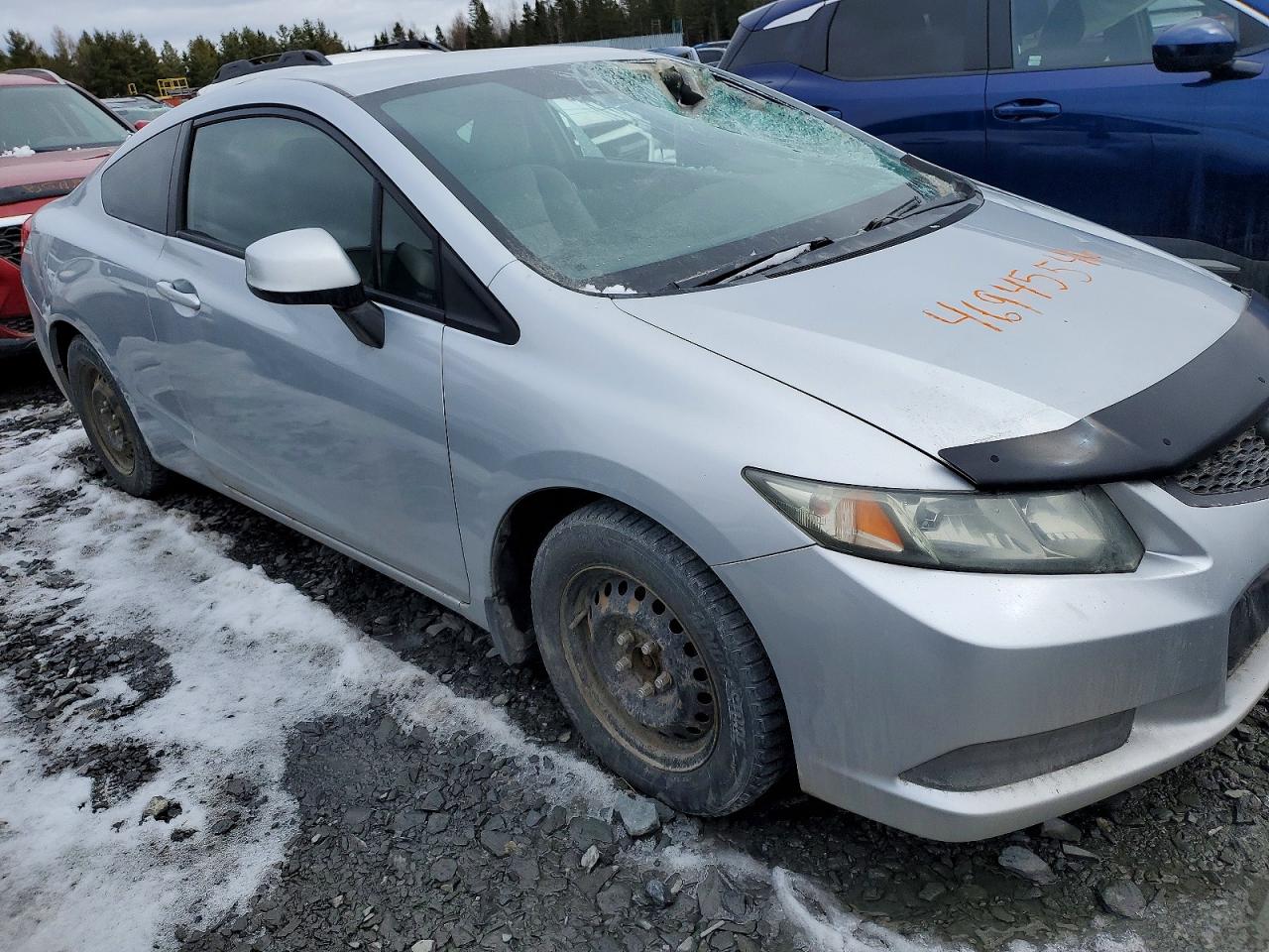 2013 Honda Civic Lx Silver vin: 2HGFG3B45DH002918