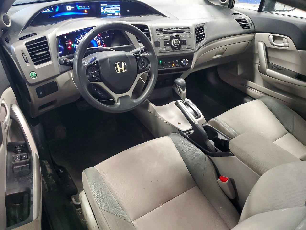 2012 Honda Civic Lx Black vin: 2HGFG3B48CH010185