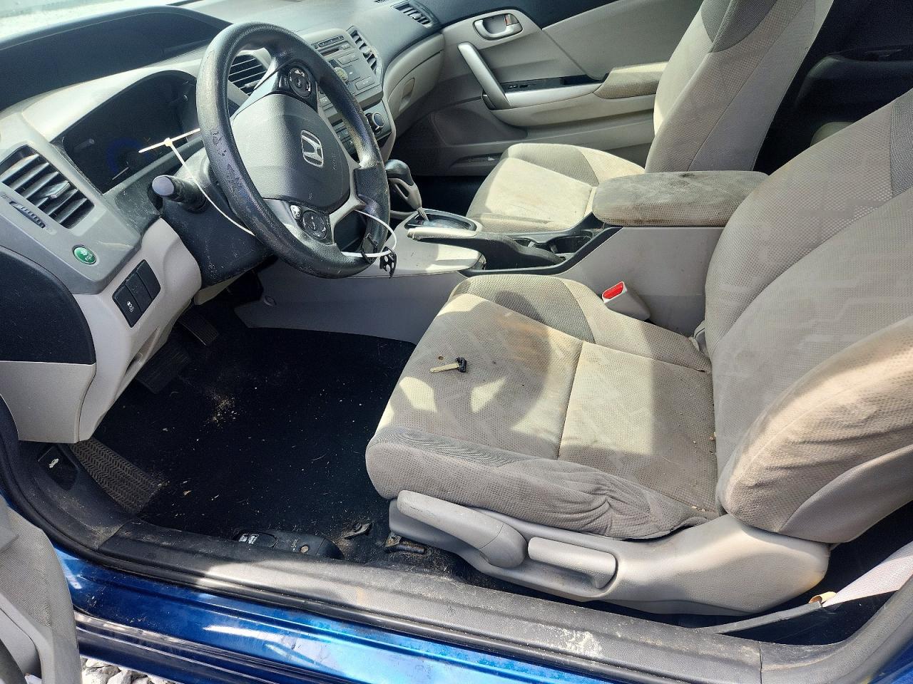 2012 Honda Civic Lx Blue vin: 2HGFG3B50CH507515