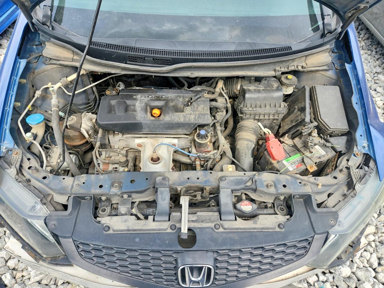 2012 Honda Civic Lx Blue vin: 2HGFG3B50CH507515