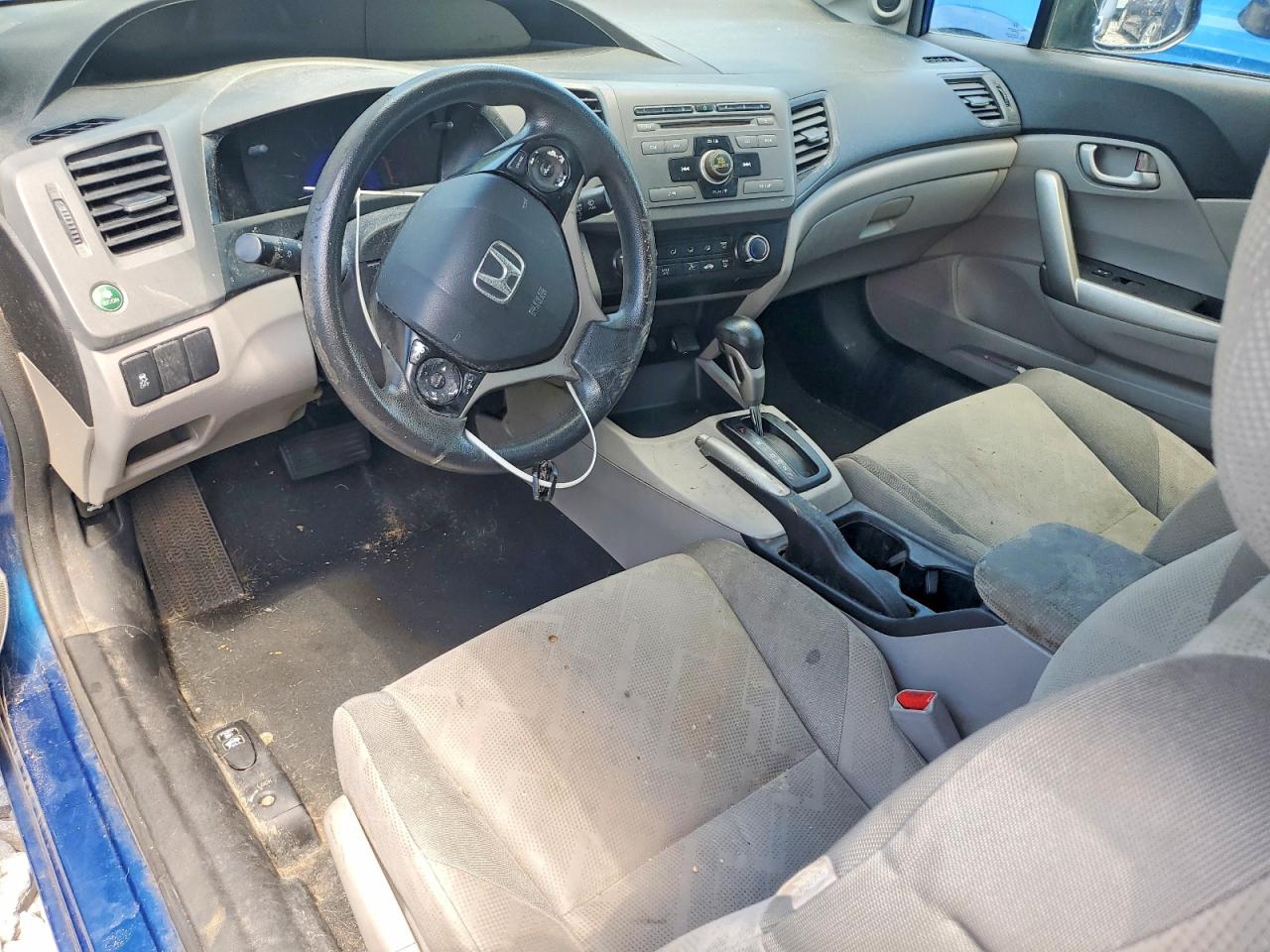 2012 Honda Civic Lx Blue vin: 2HGFG3B50CH507515