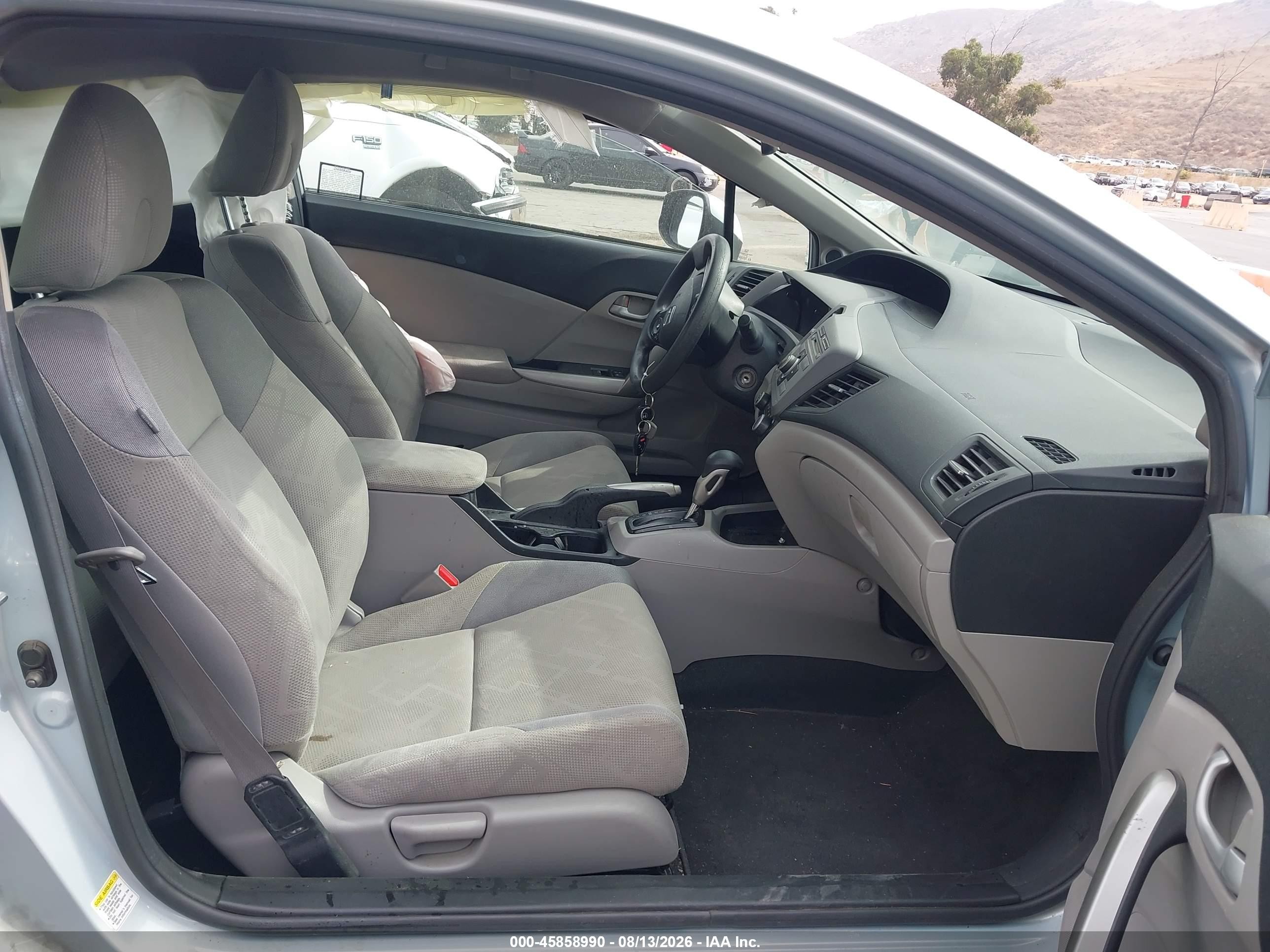 2012 Honda Civic Lx Silver vin: 2HGFG3B50CH515937
