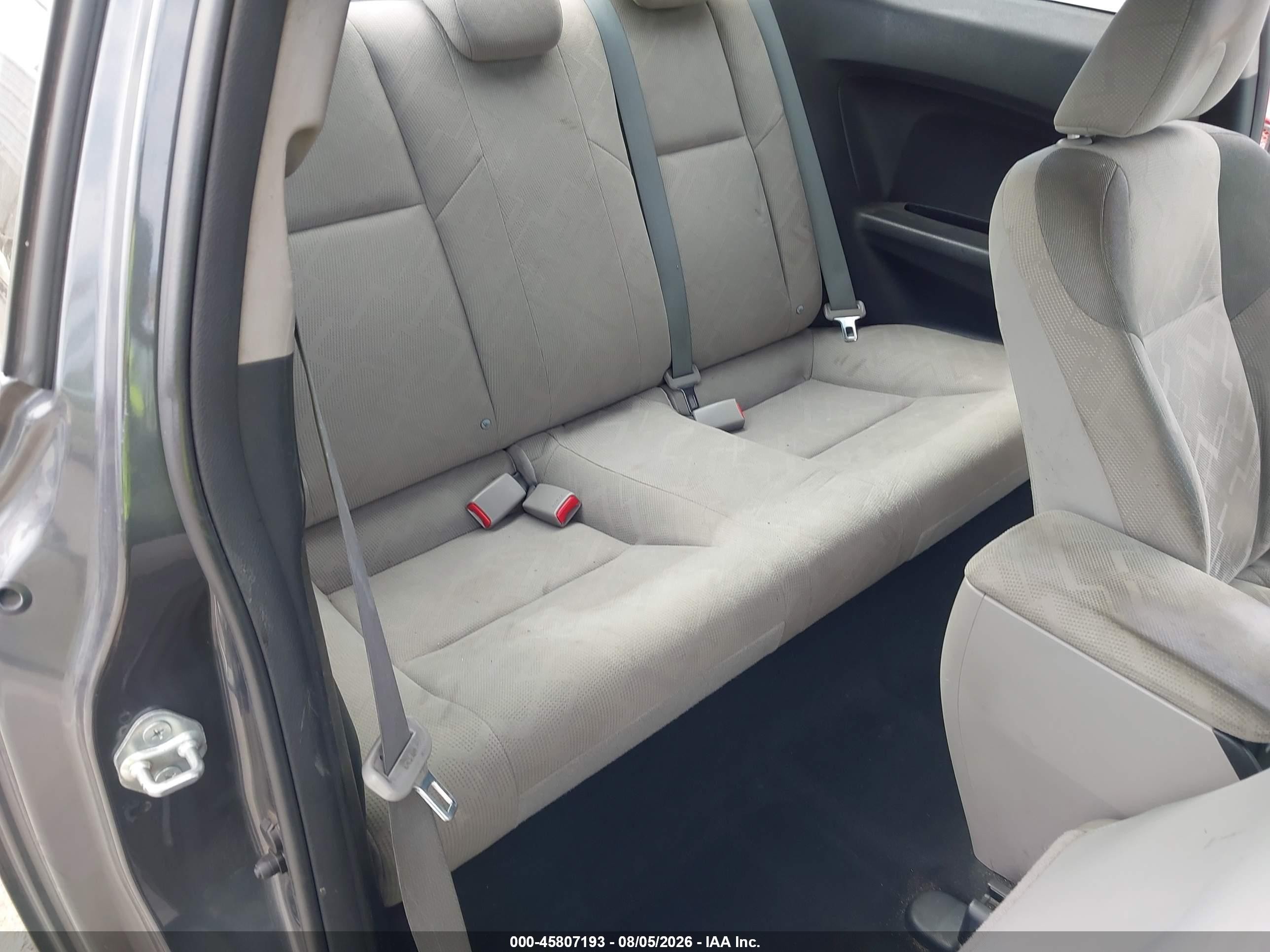 2012 Honda Civic Lx Gray vin: 2HGFG3B50CH527649