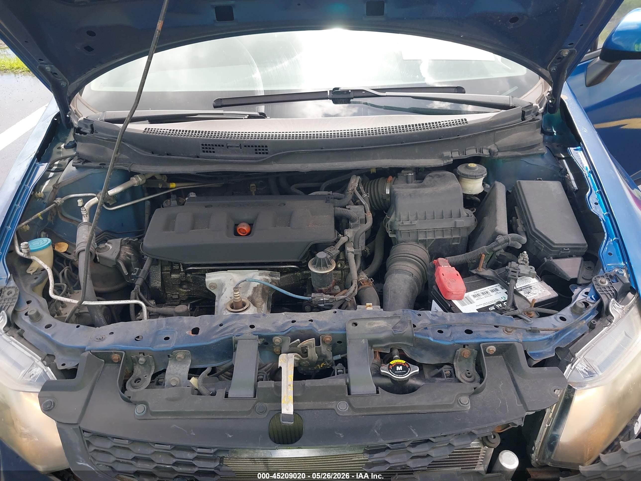2012 Honda Civic Lx Синий vin: 2HGFG3B50CH535086