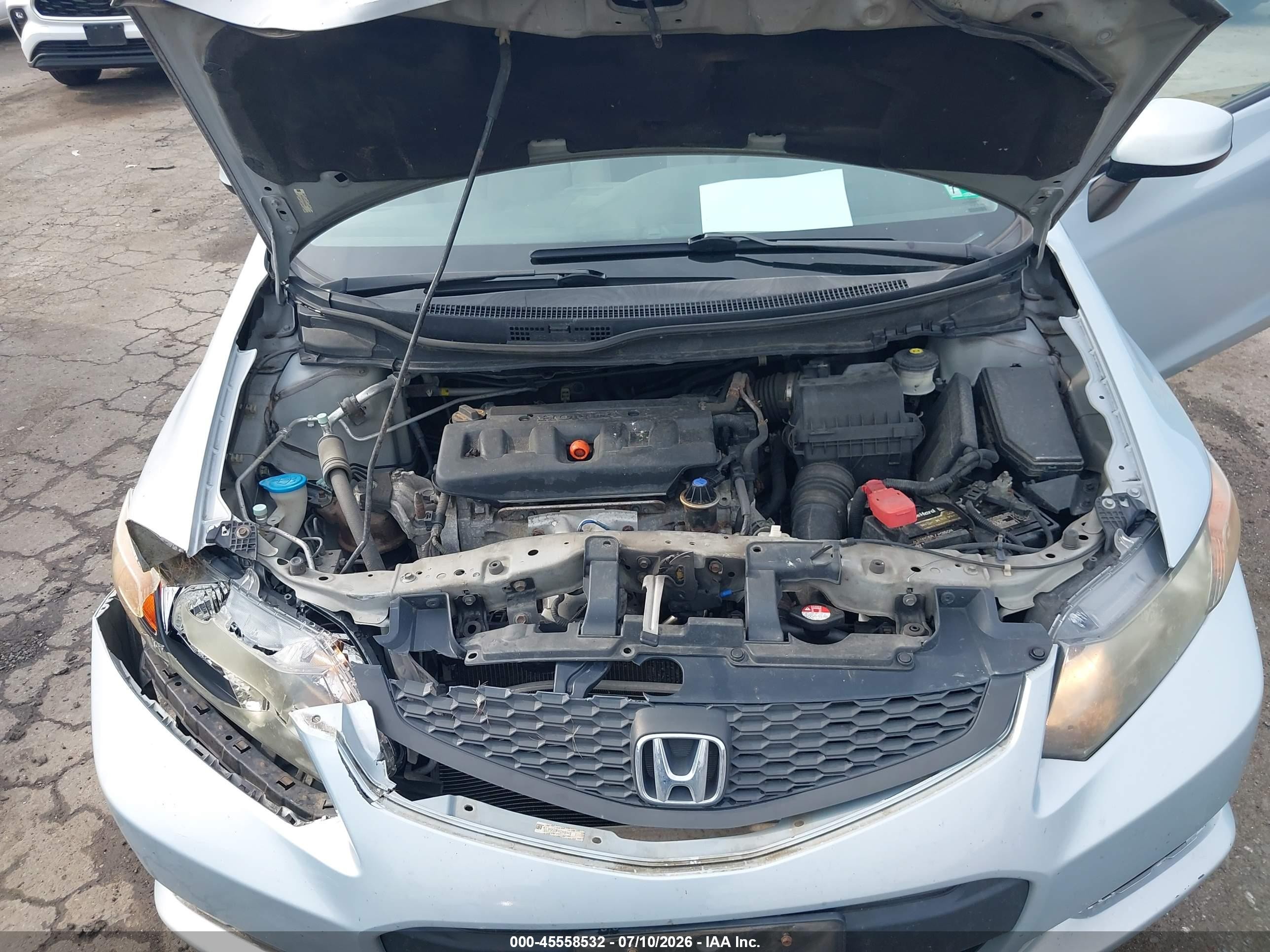 2012 Honda Civic Lx Серебряный vin: 2HGFG3B50CH552440