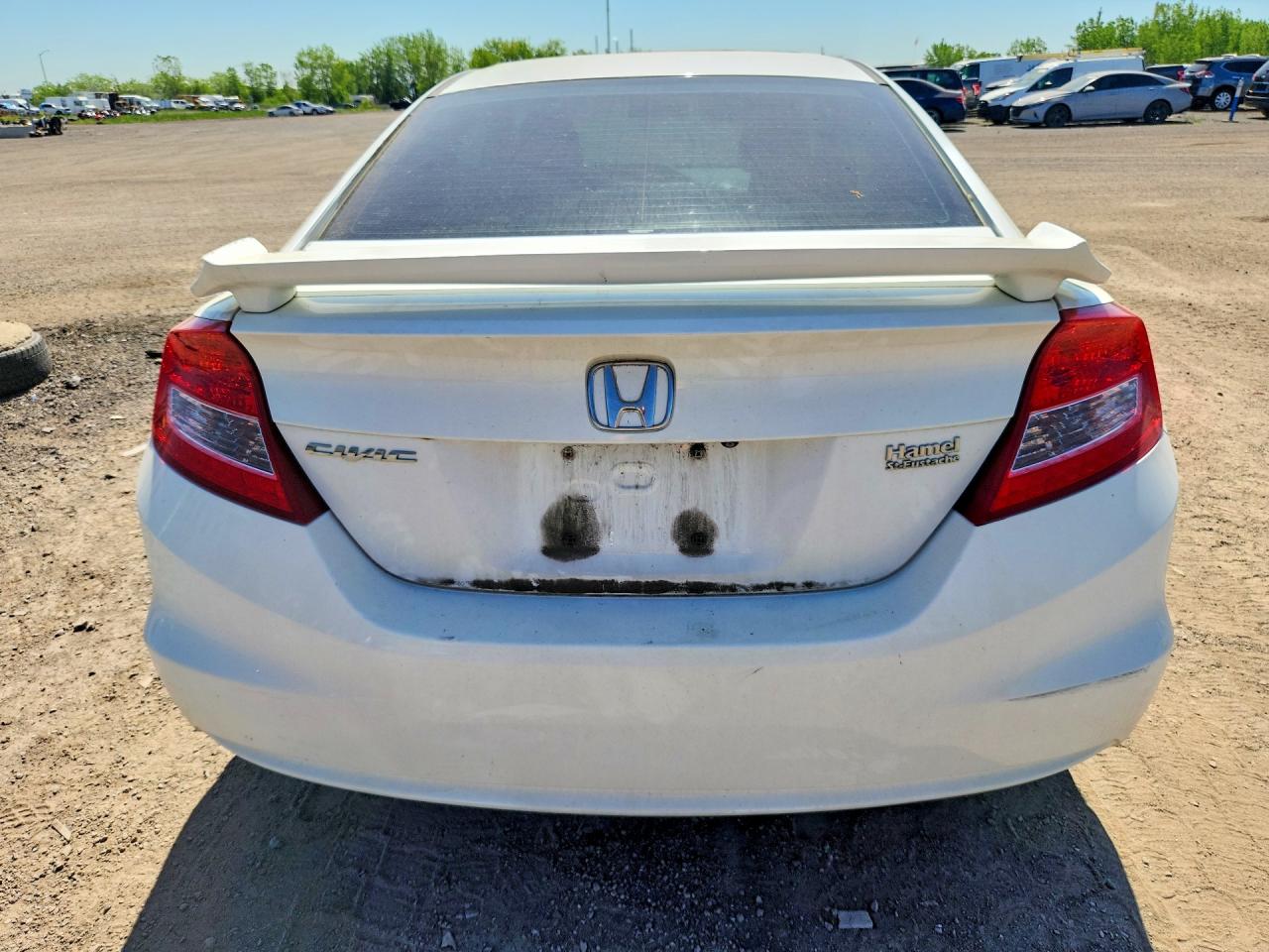 2013 Honda Civic Lx White vin: 2HGFG3B50DH002205