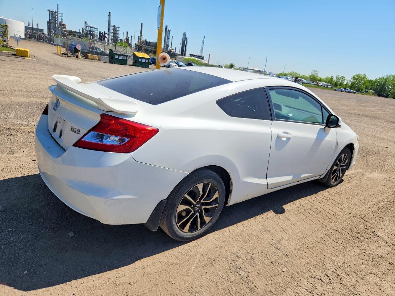 2013 Honda Civic Lx White vin: 2HGFG3B50DH002205