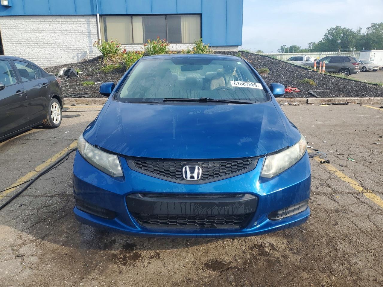 2013 Honda Civic Lx Blue vin: 2HGFG3B50DH501389
