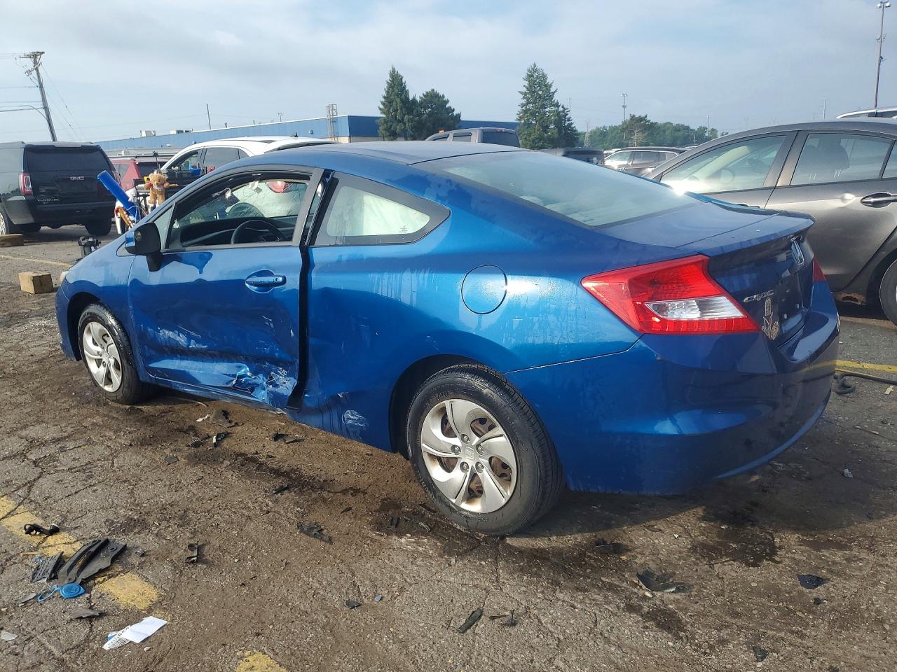 2013 Honda Civic Lx Blue vin: 2HGFG3B50DH501389