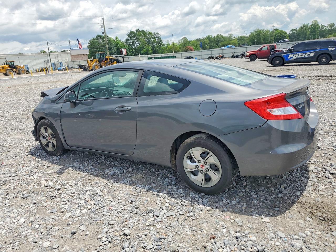 2013 Honda Civic Lx Gray vin: 2HGFG3B50DH510531