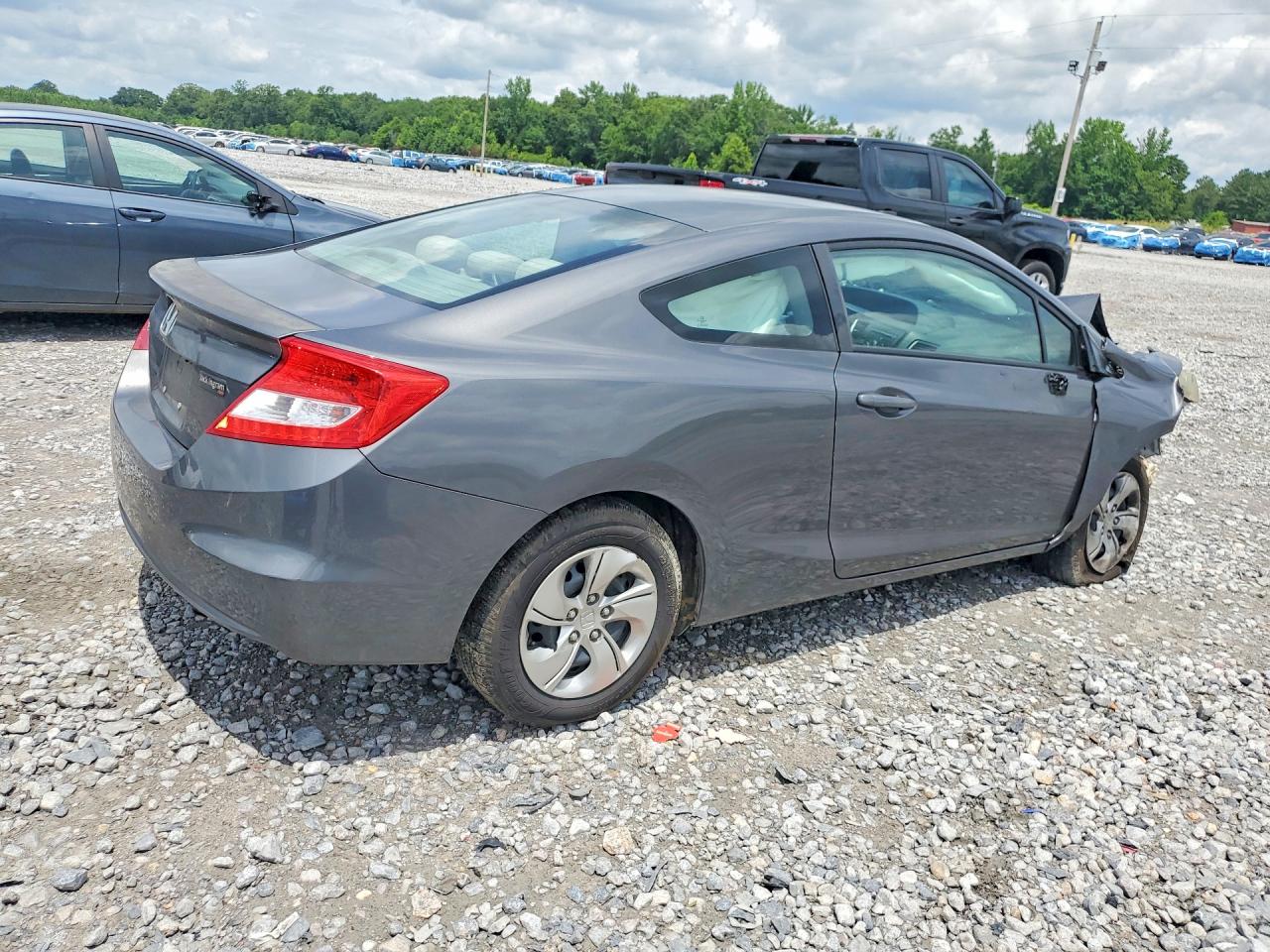 2013 Honda Civic Lx Gray vin: 2HGFG3B50DH510531