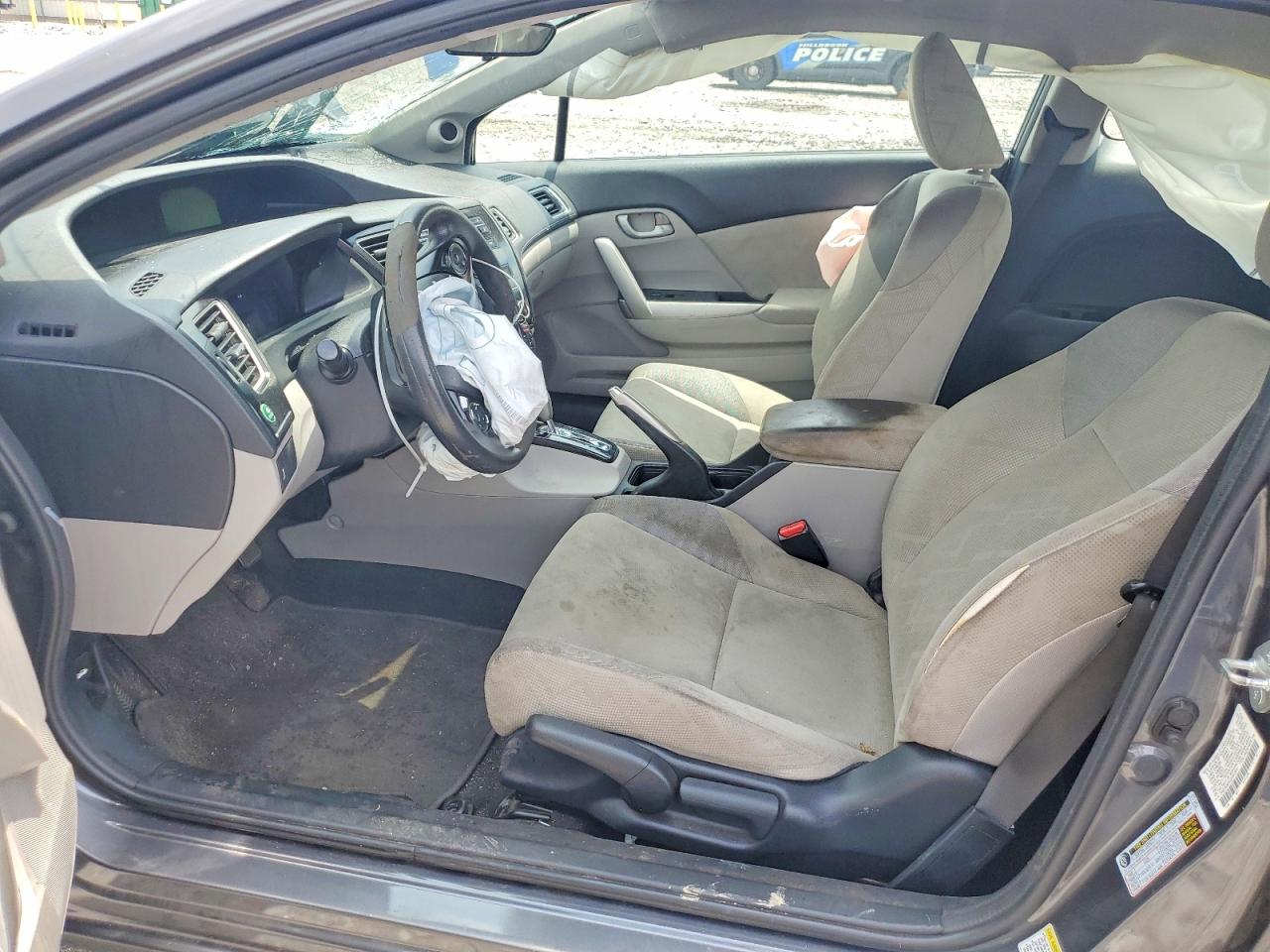 2013 Honda Civic Lx Gray vin: 2HGFG3B50DH510531