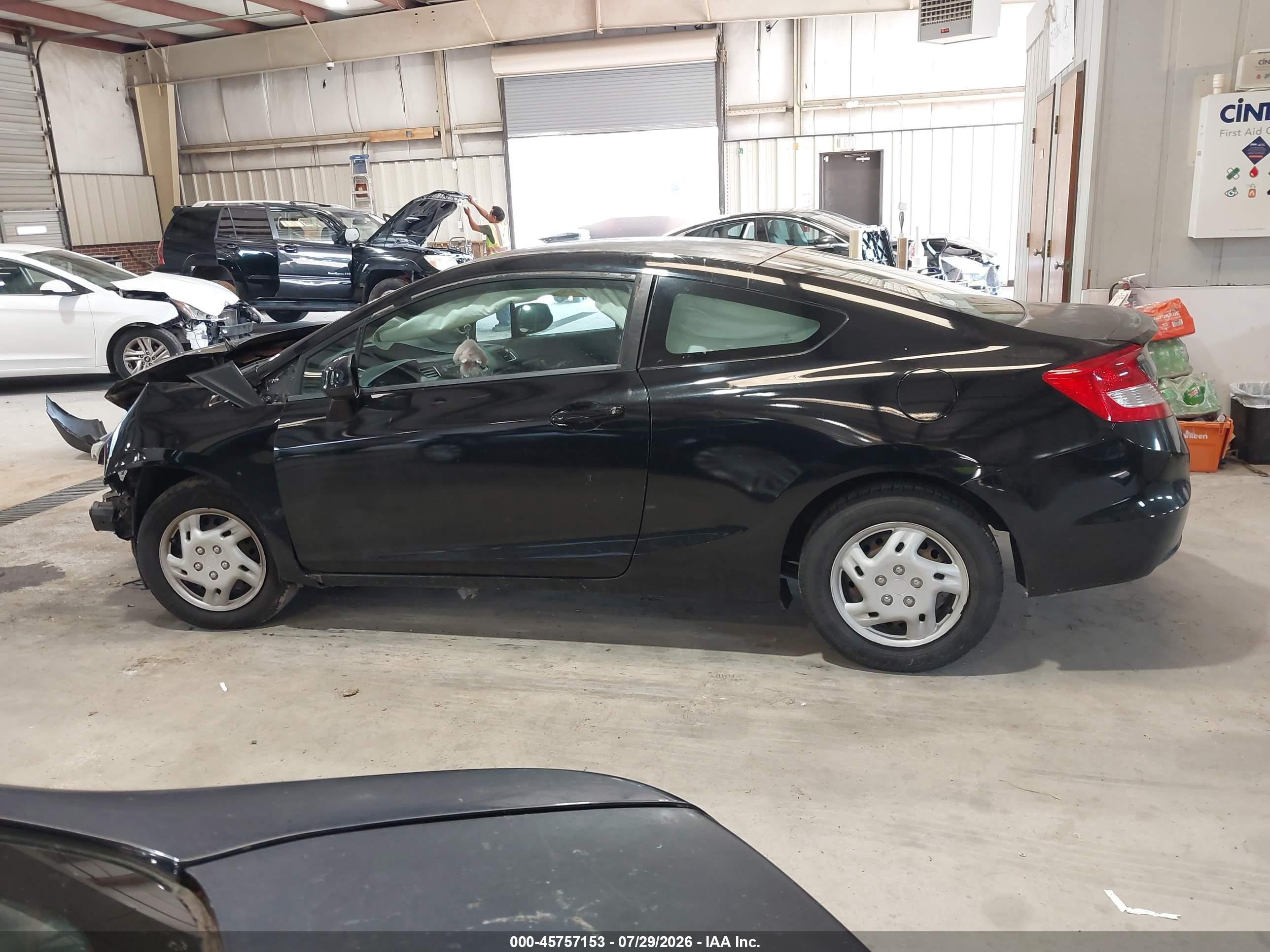 2013 Honda Civic Lx Black vin: 2HGFG3B50DH516796