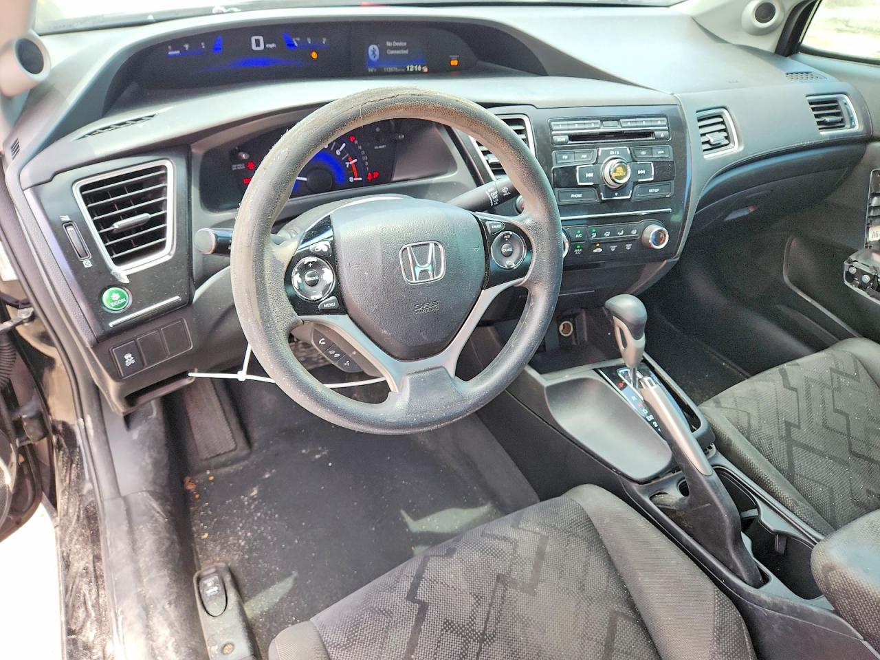 2013 Honda Civic Lx Black vin: 2HGFG3B50DH517124