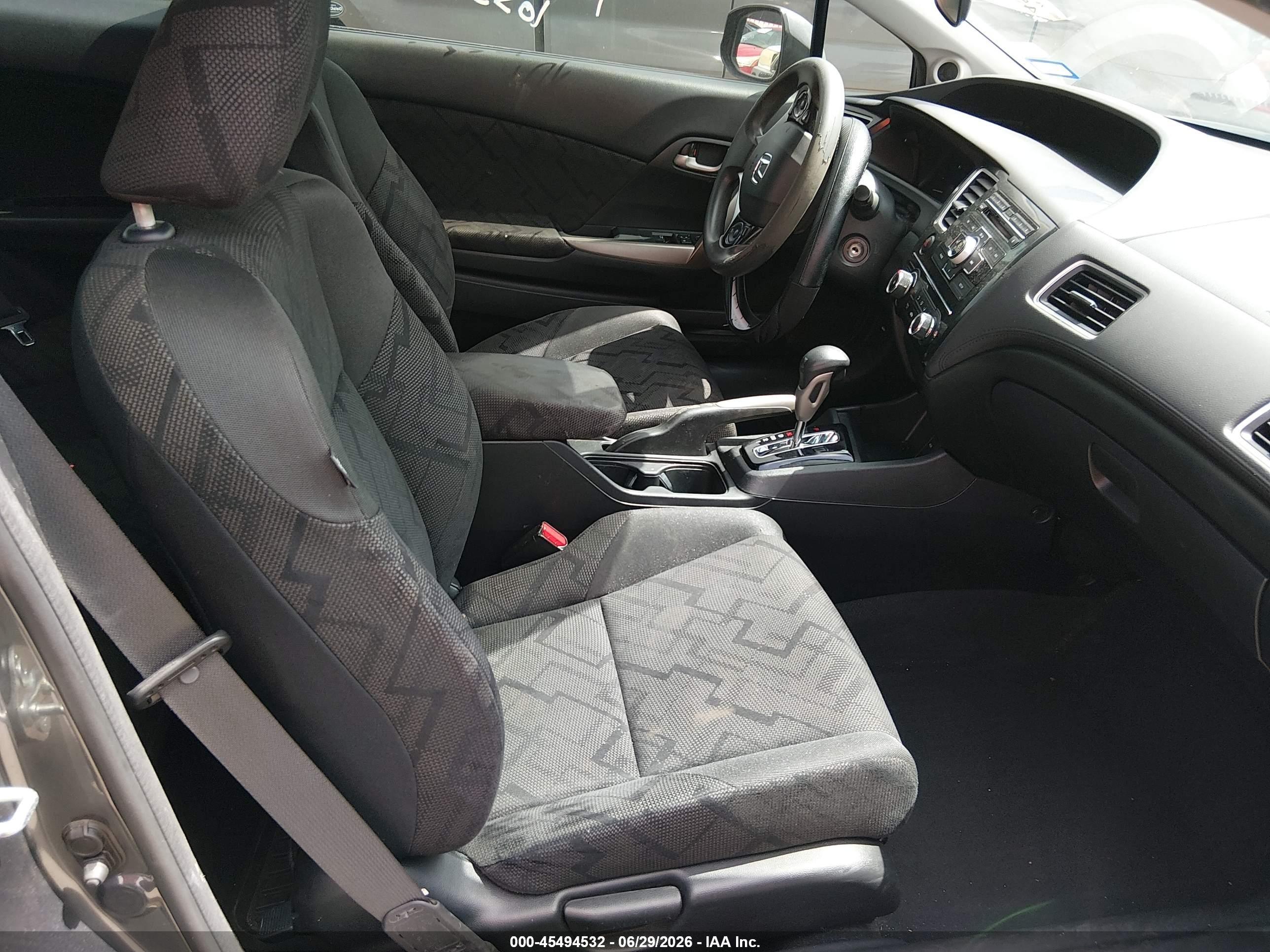 2013 Honda Civic Lx Серый vin: 2HGFG3B50DH526146