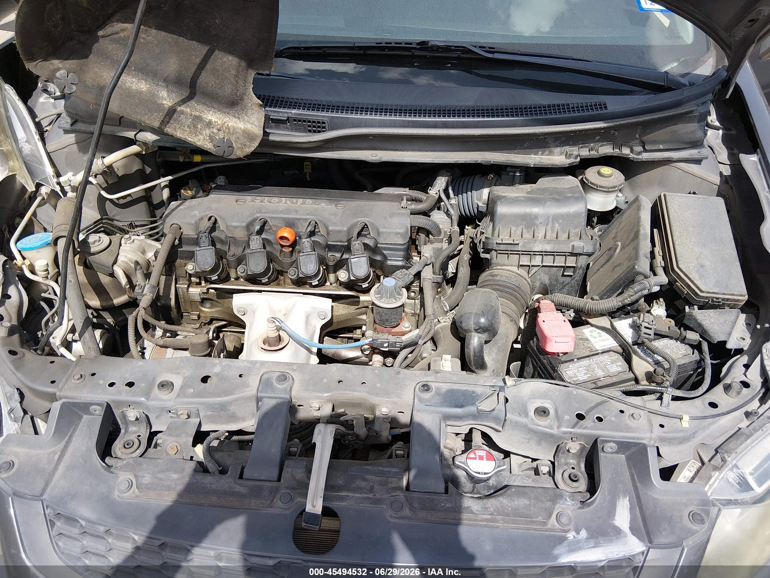 2013 Honda Civic Lx Серый vin: 2HGFG3B50DH526146