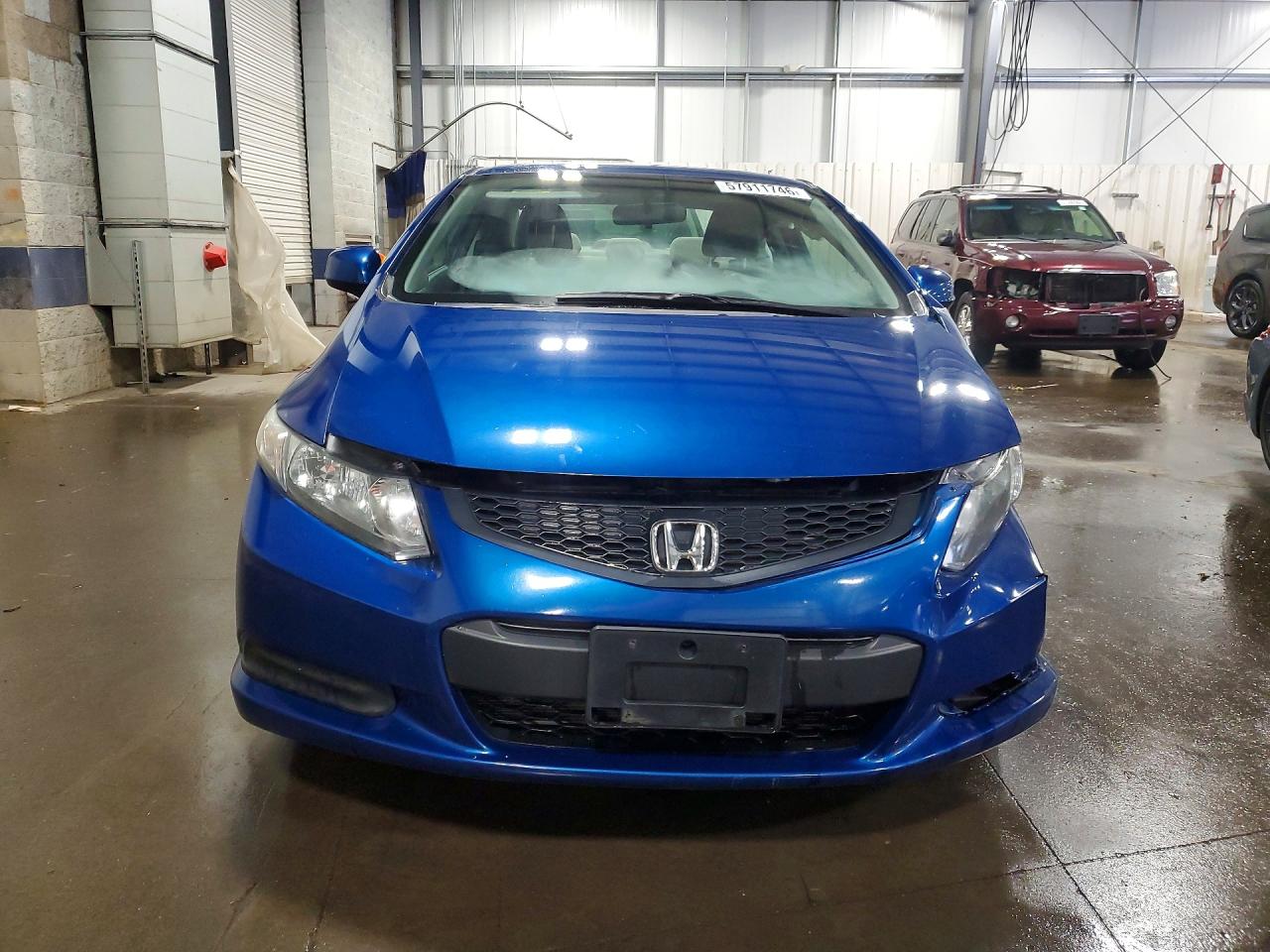 2013 Honda Civic Lx Blue vin: 2HGFG3B50DH528186