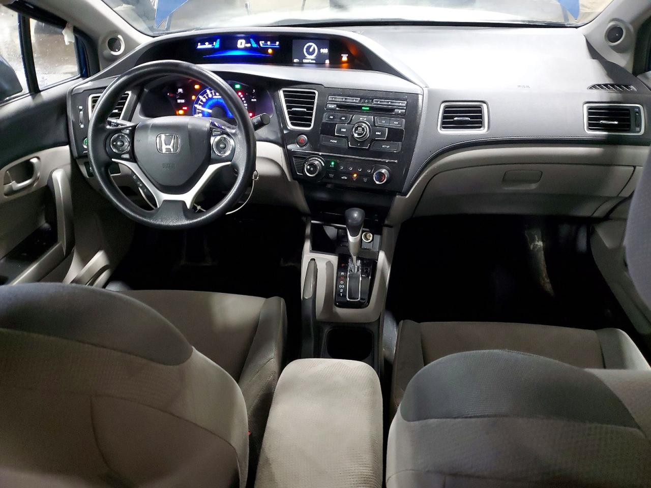 2013 Honda Civic Lx Blue vin: 2HGFG3B50DH528186