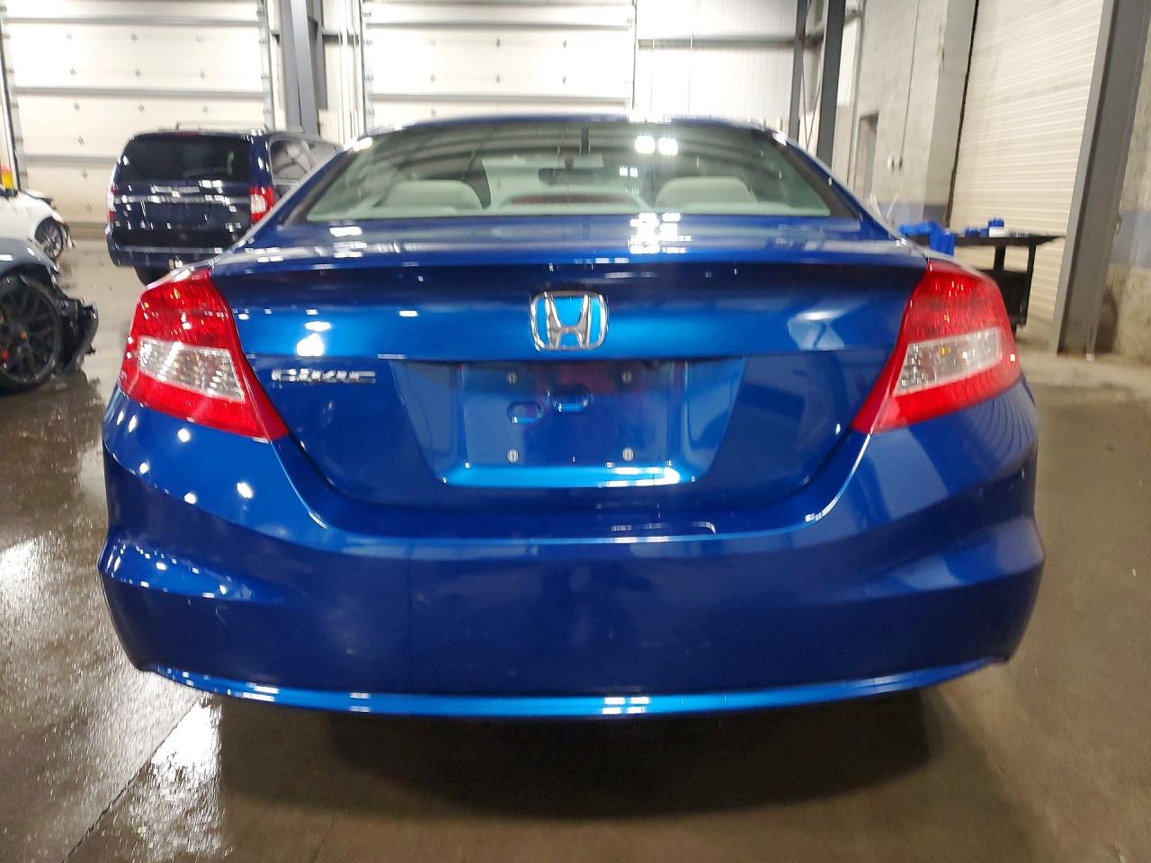 2013 Honda Civic Lx Blue vin: 2HGFG3B50DH528186