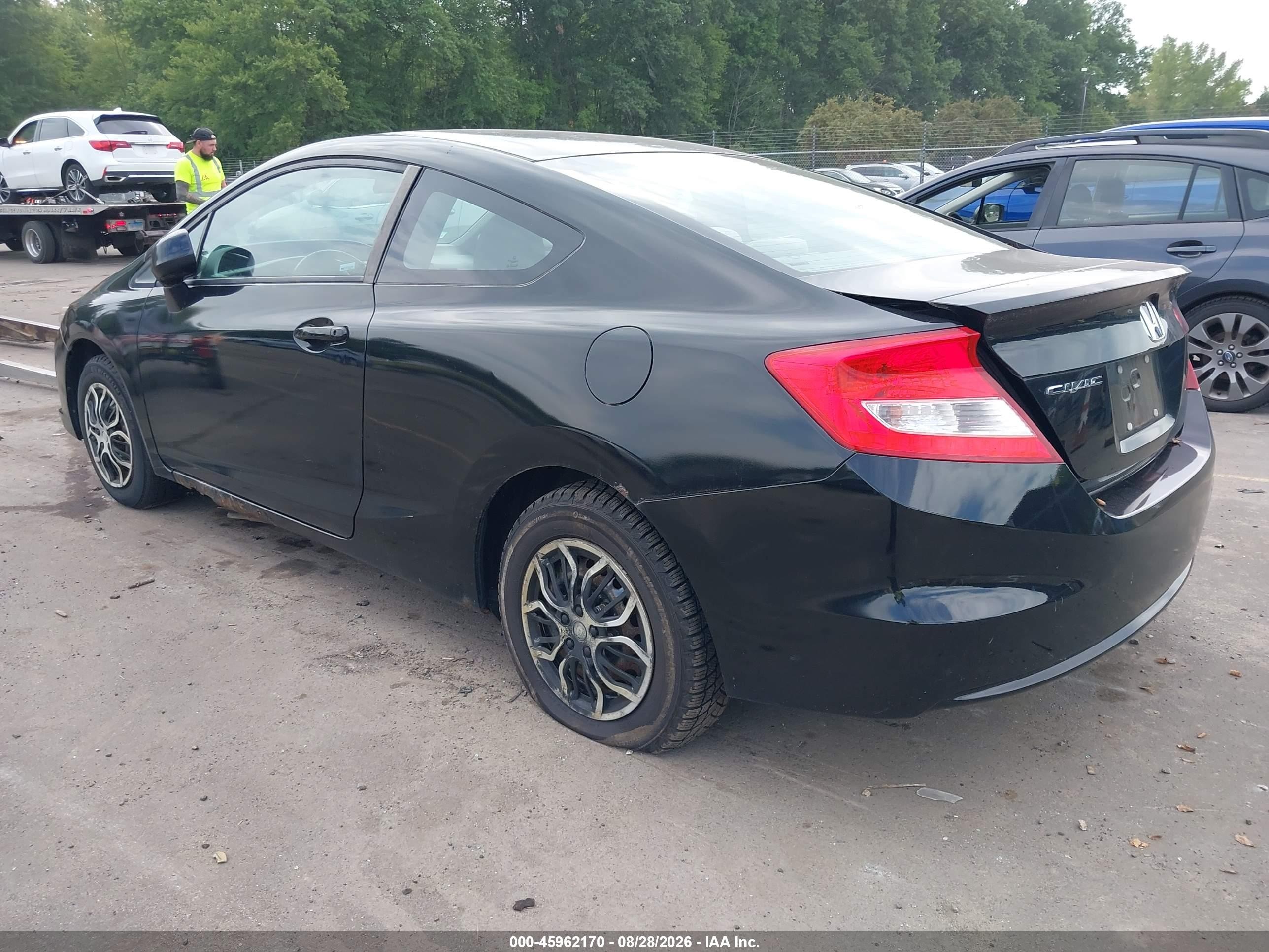 2013 Honda Civic Lx Blue vin: 2HGFG3B50DH531301