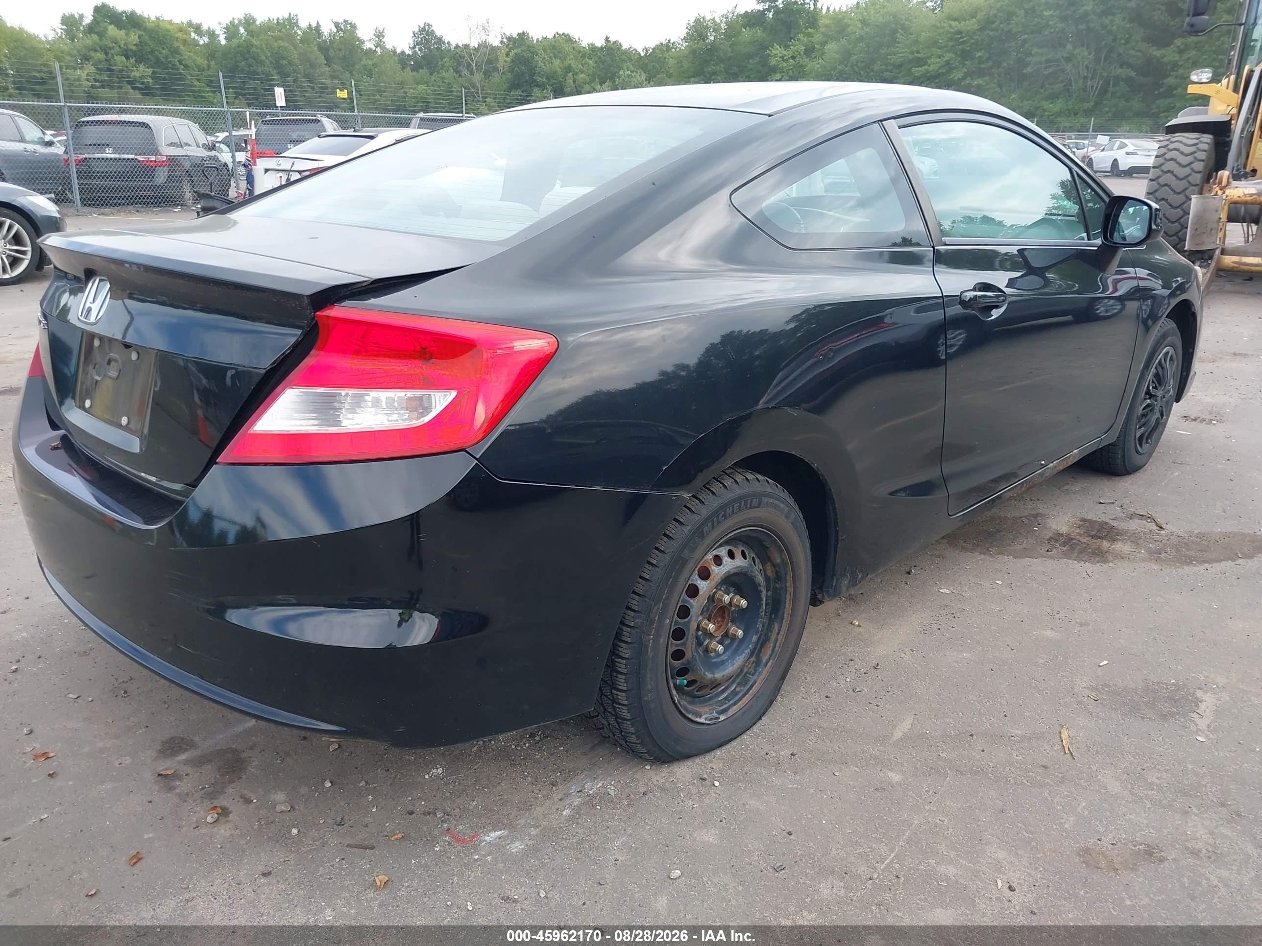 2013 Honda Civic Lx Blue vin: 2HGFG3B50DH531301