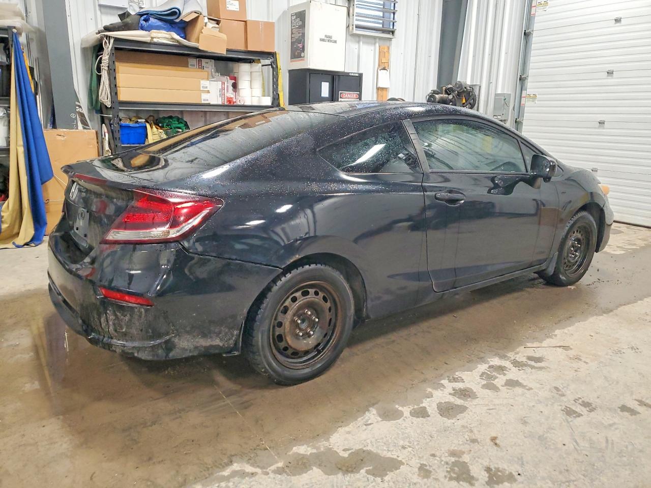 2014 Honda Civic Lx Black vin: 2HGFG3B50EH003324