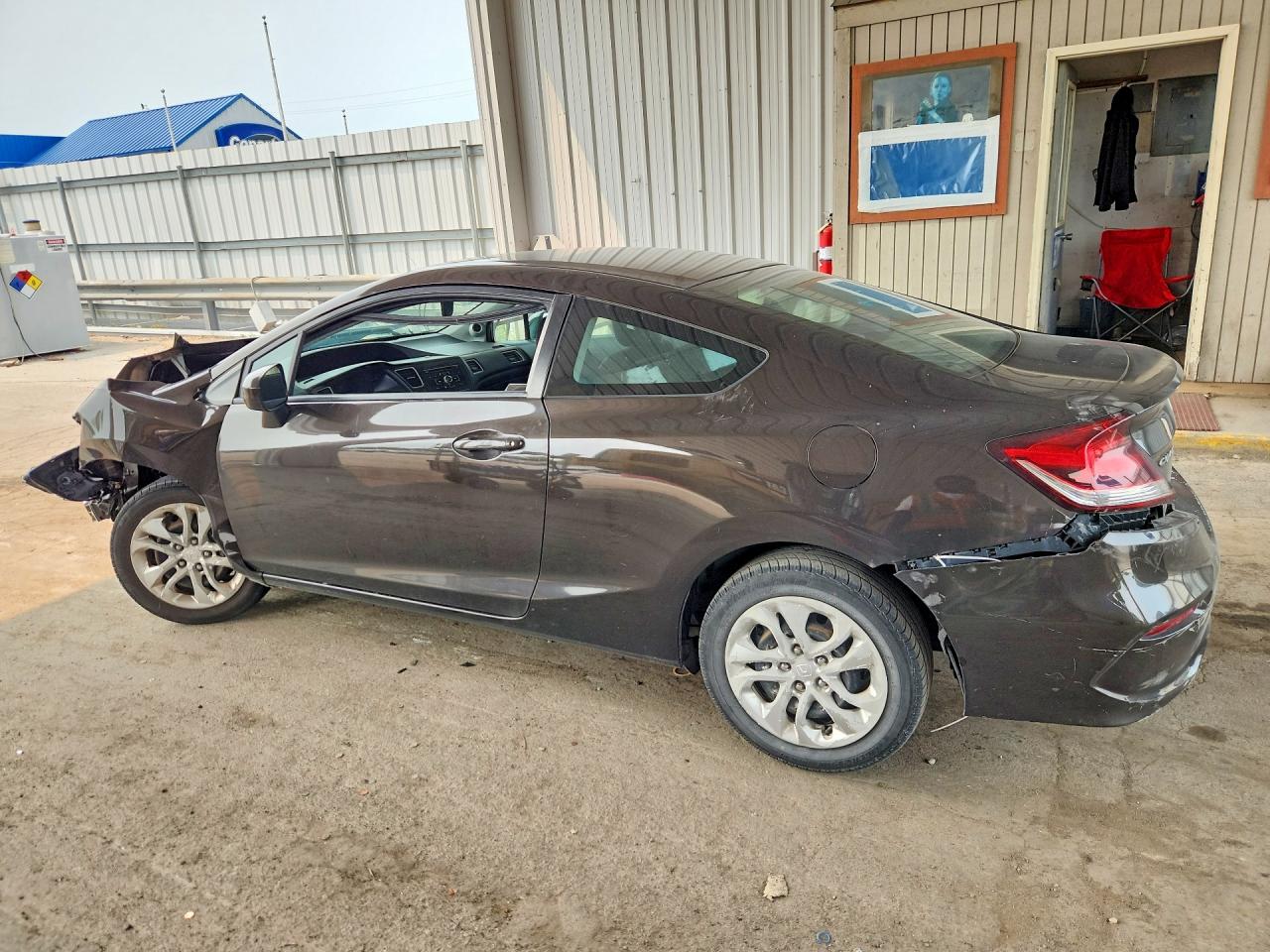 2014 Honda Civic Lx Brown vin: 2HGFG3B50EH508120
