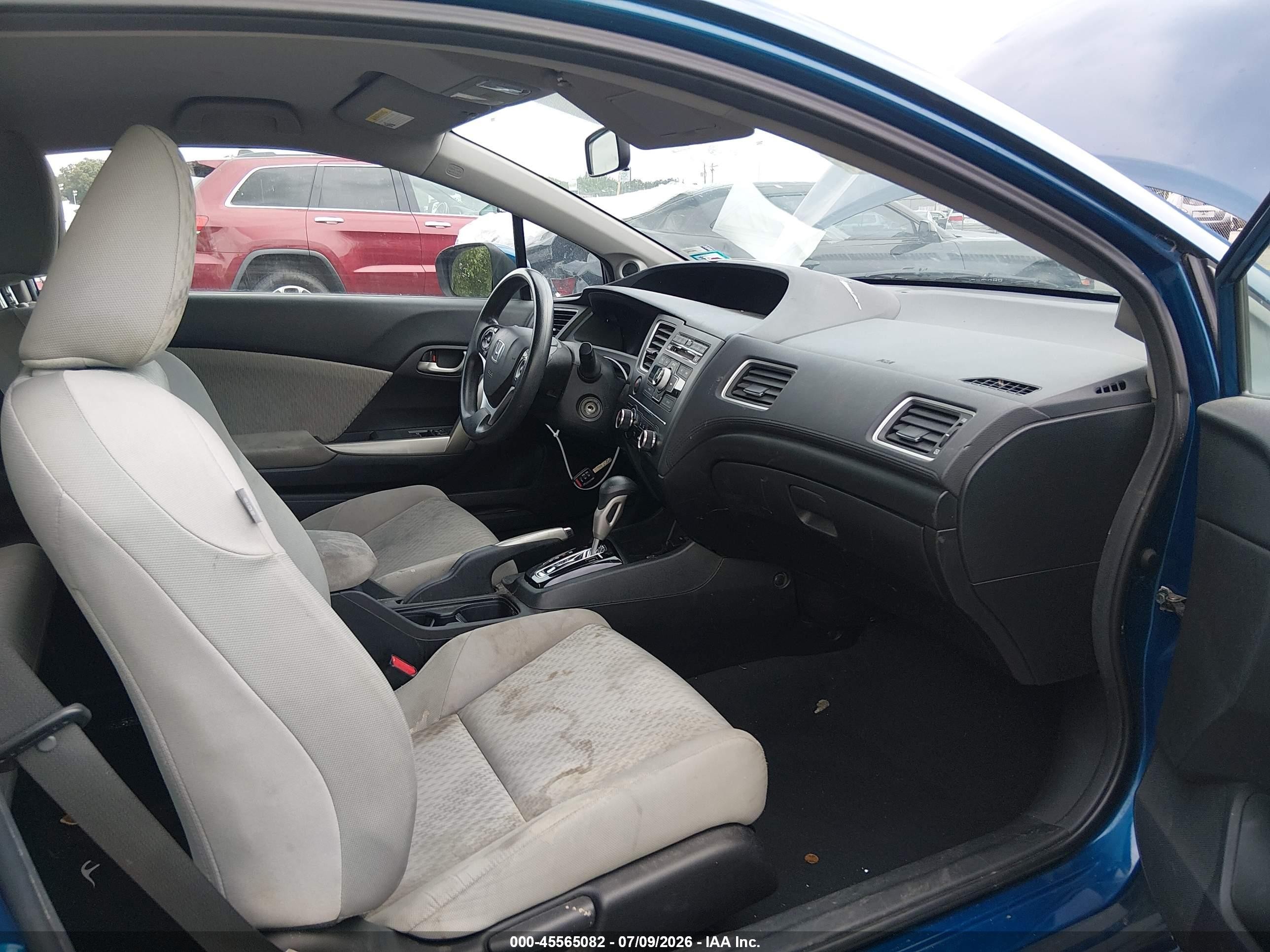2014 Honda Civic Lx Blue vin: 2HGFG3B50EH513219