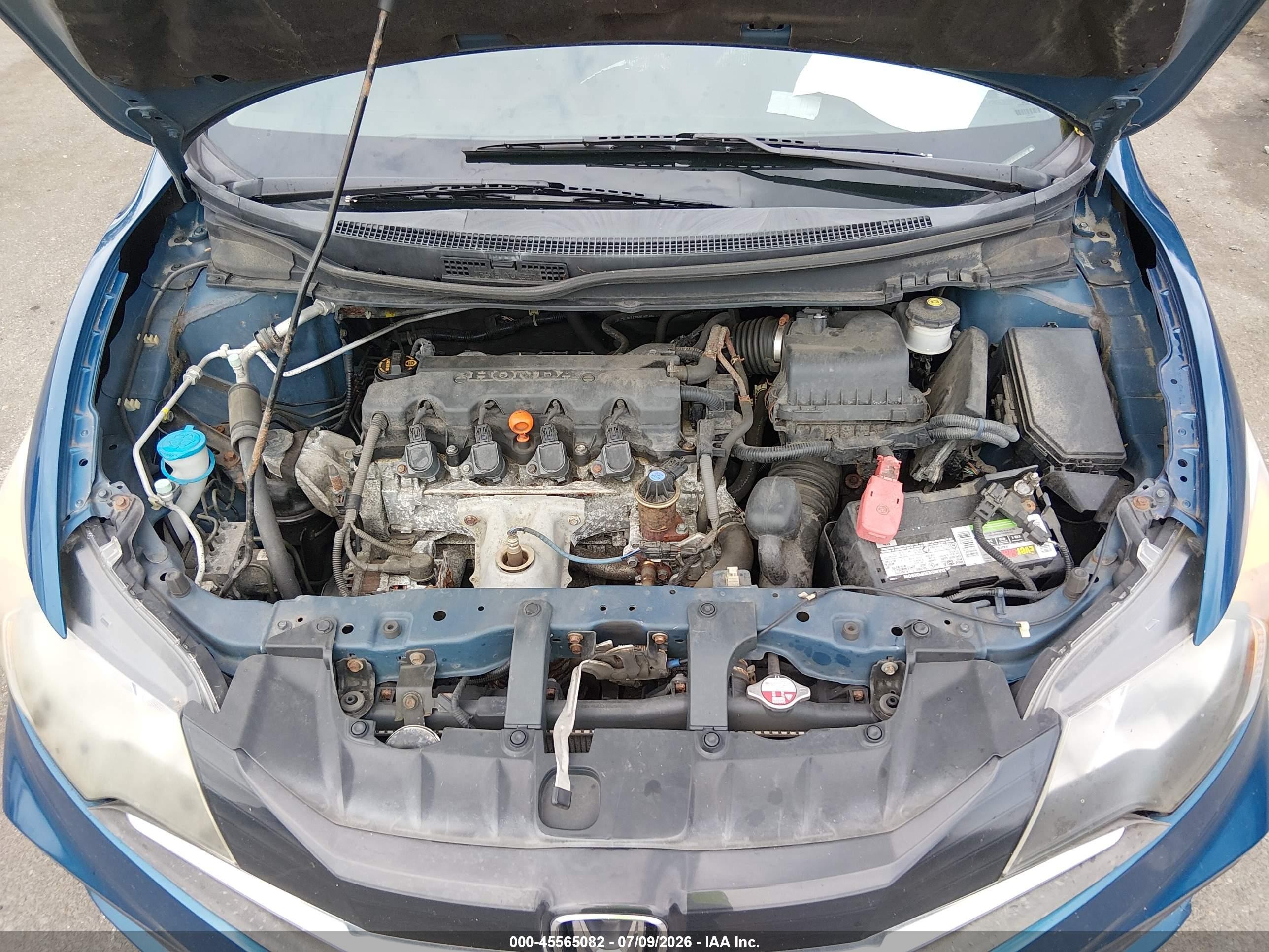 2014 Honda Civic Lx Blue vin: 2HGFG3B50EH513219