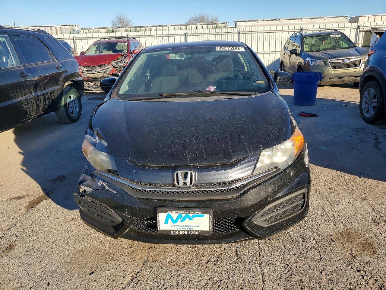 2014 Honda Civic Lx Black vin: 2HGFG3B50EH521109