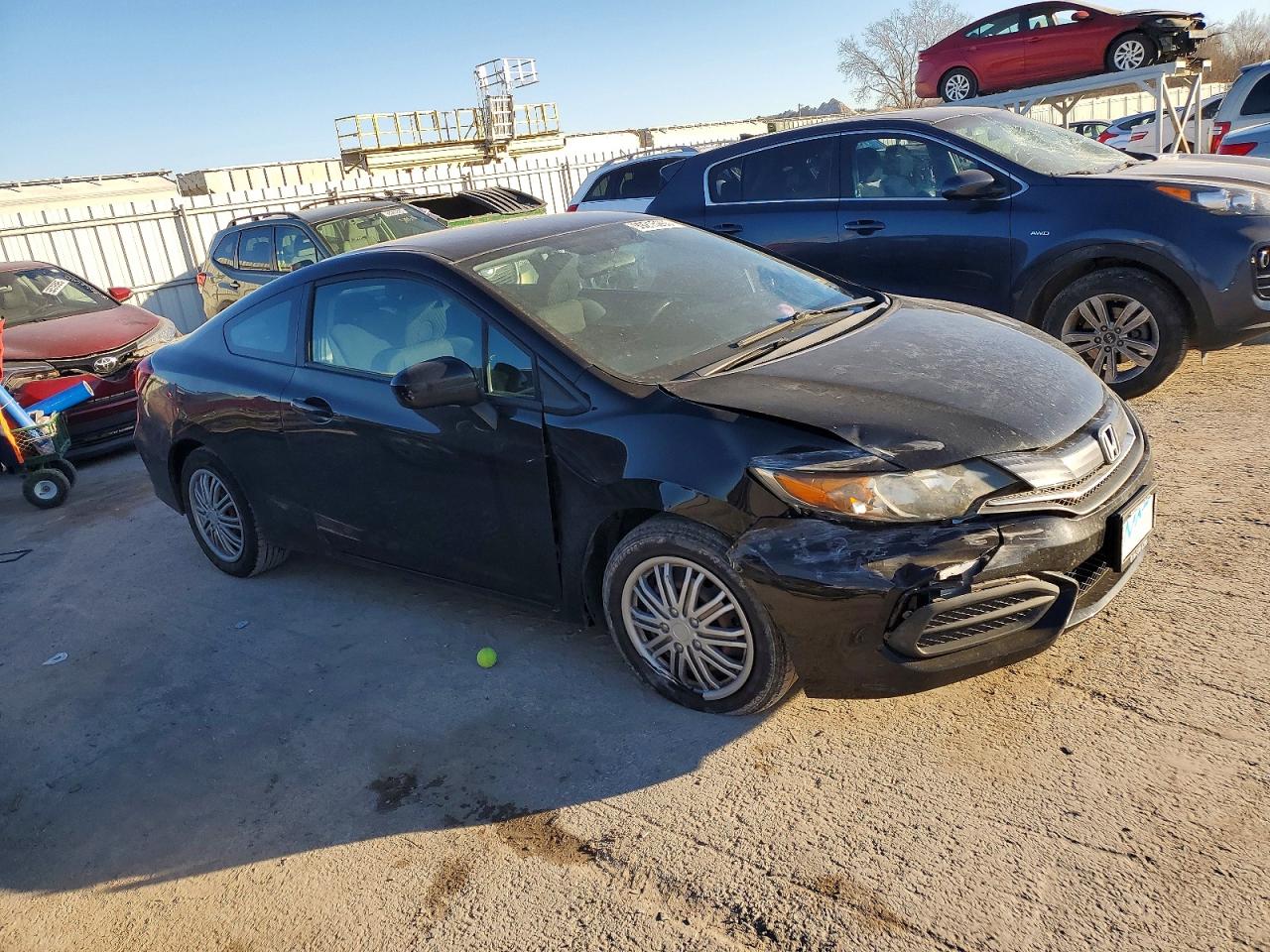 2014 Honda Civic Lx Black vin: 2HGFG3B50EH521109