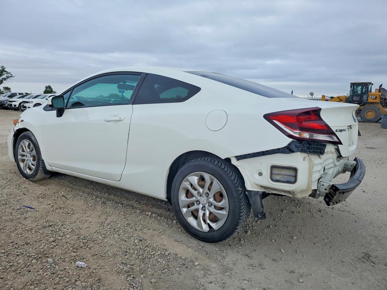 2014 Honda Civic Lx White vin: 2HGFG3B50EH524737