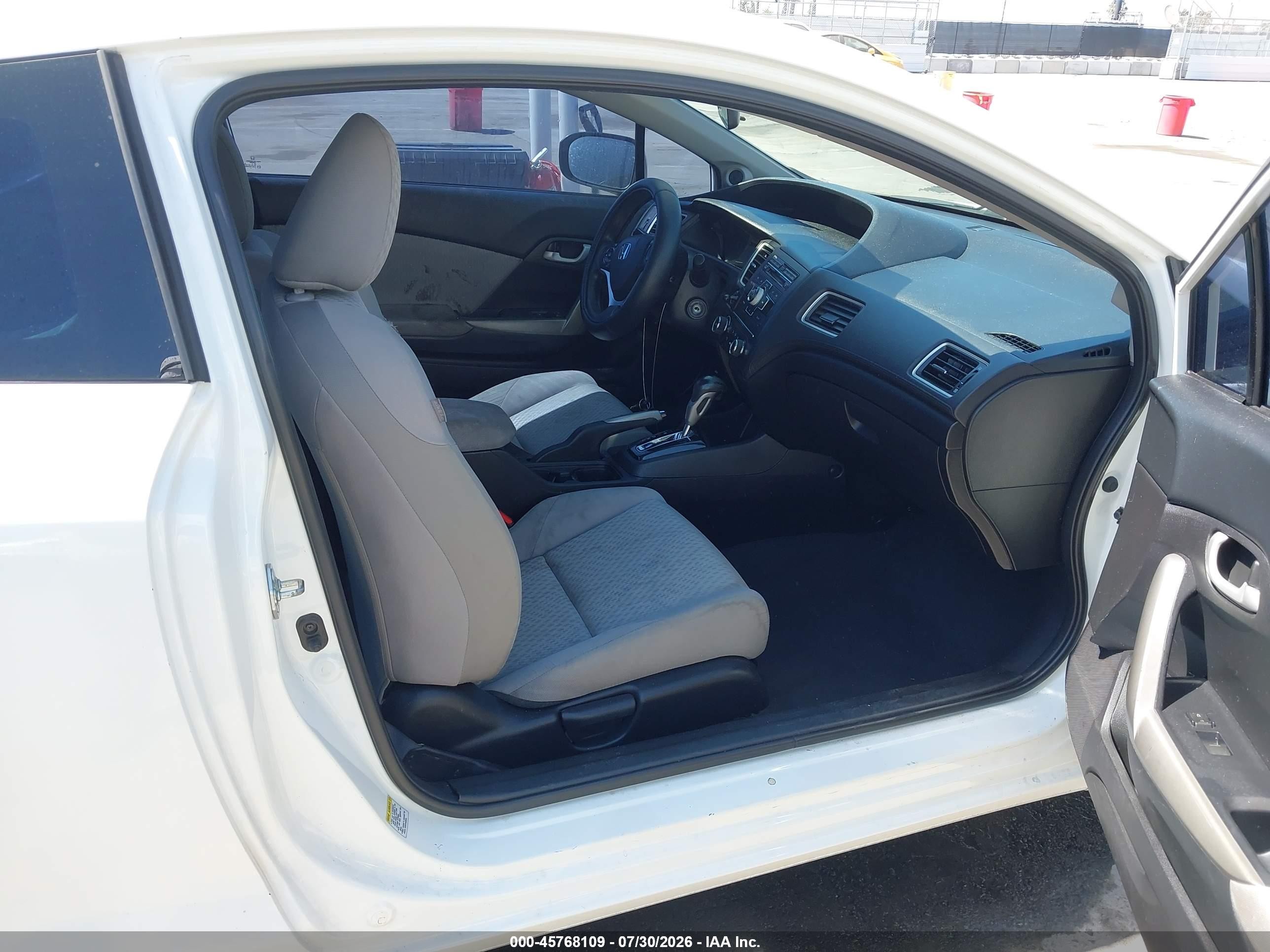 2014 Honda Civic Lx White vin: 2HGFG3B50EH525256