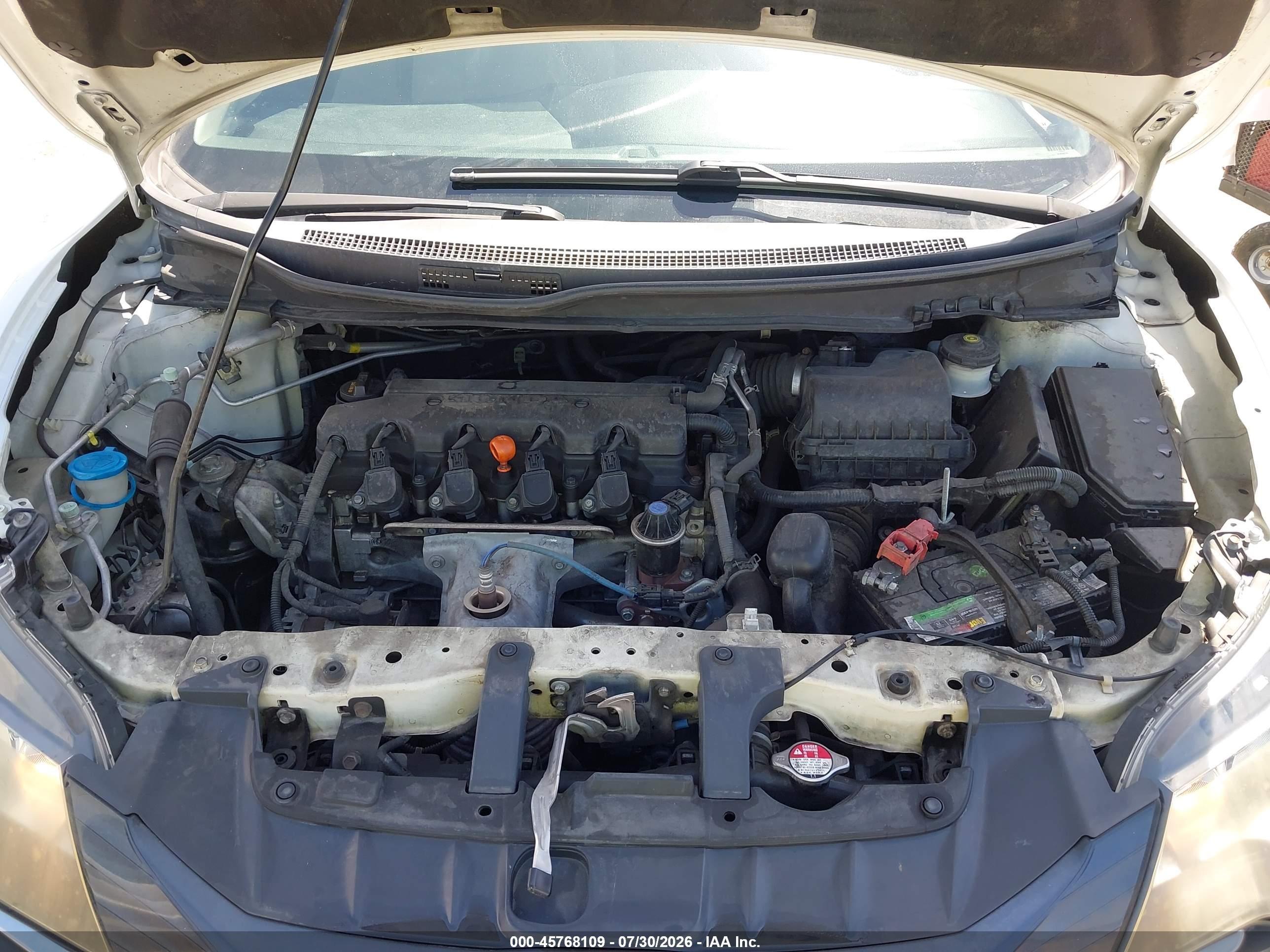 2014 Honda Civic Lx White vin: 2HGFG3B50EH525256