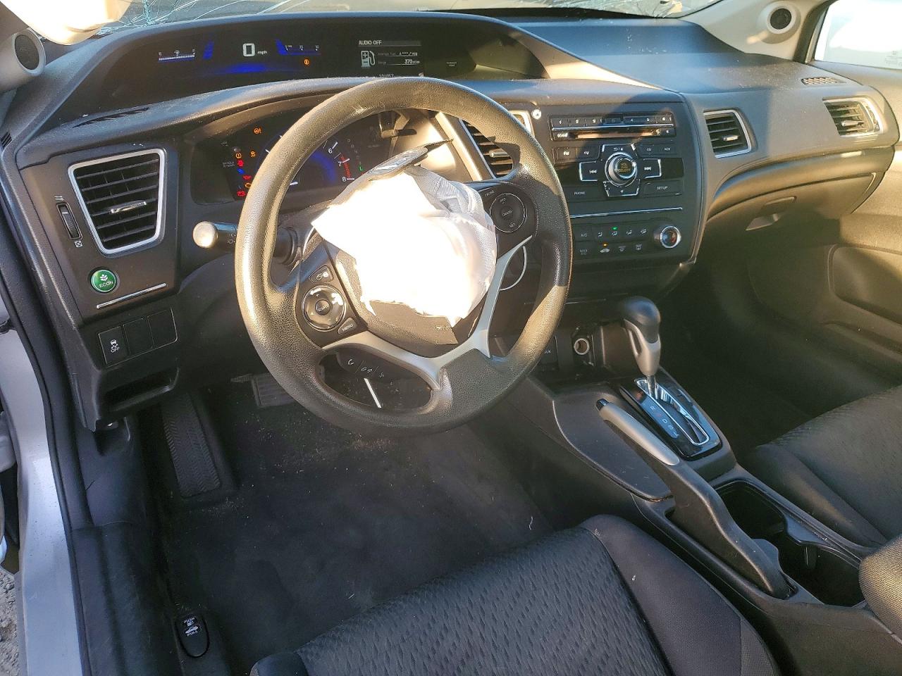 2015 Honda Civic Lx Silver vin: 2HGFG3B50FH503310