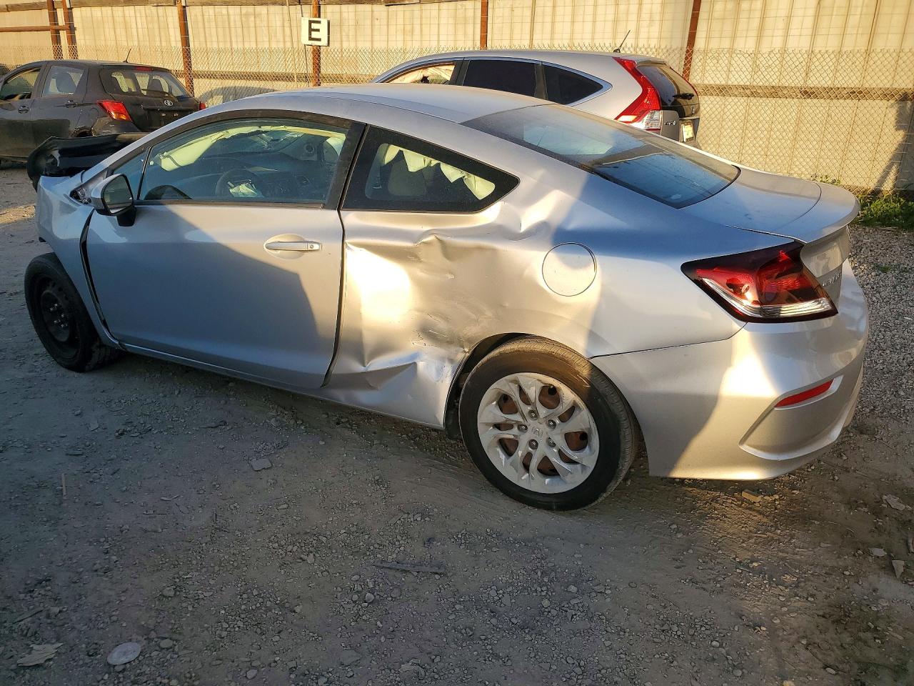 2015 Honda Civic Lx Silver vin: 2HGFG3B50FH503310