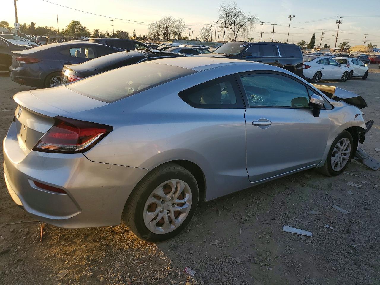 2015 Honda Civic Lx Silver vin: 2HGFG3B50FH503310