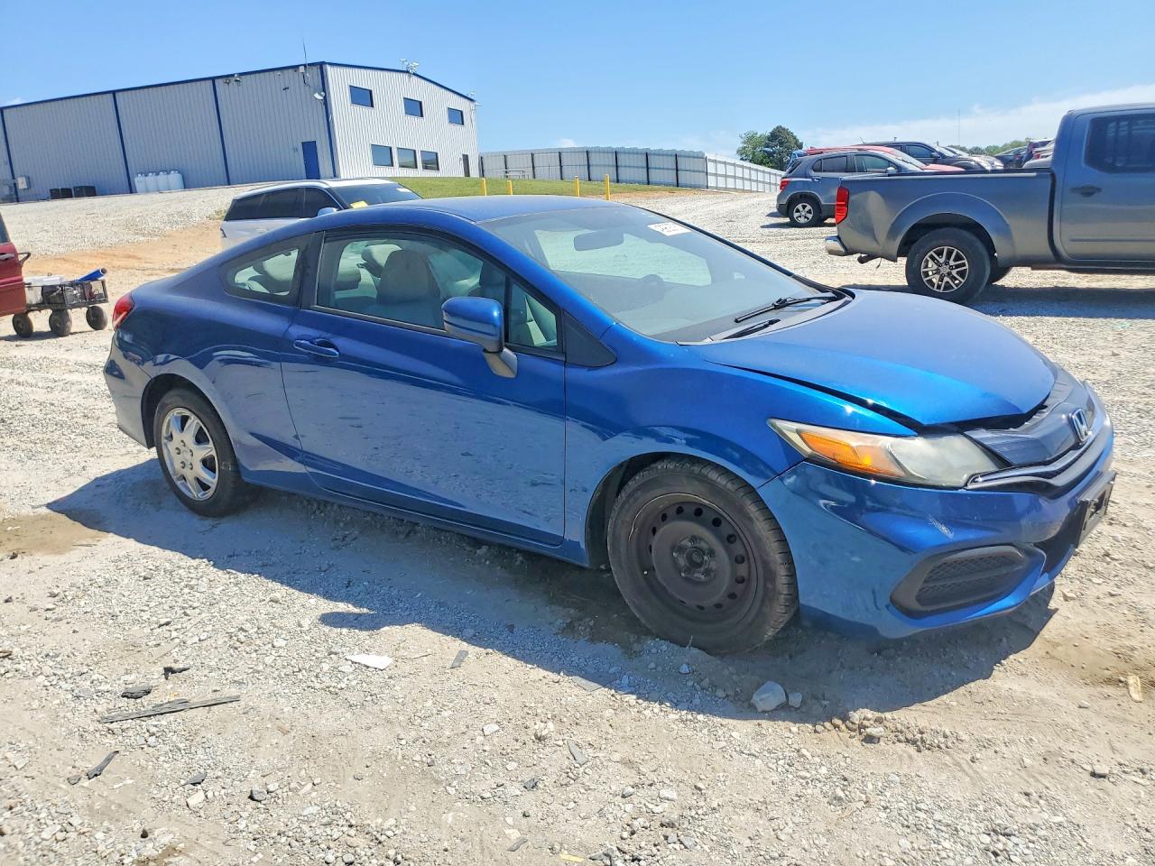 2015 Honda Civic Lx Синий vin: 2HGFG3B50FH507874