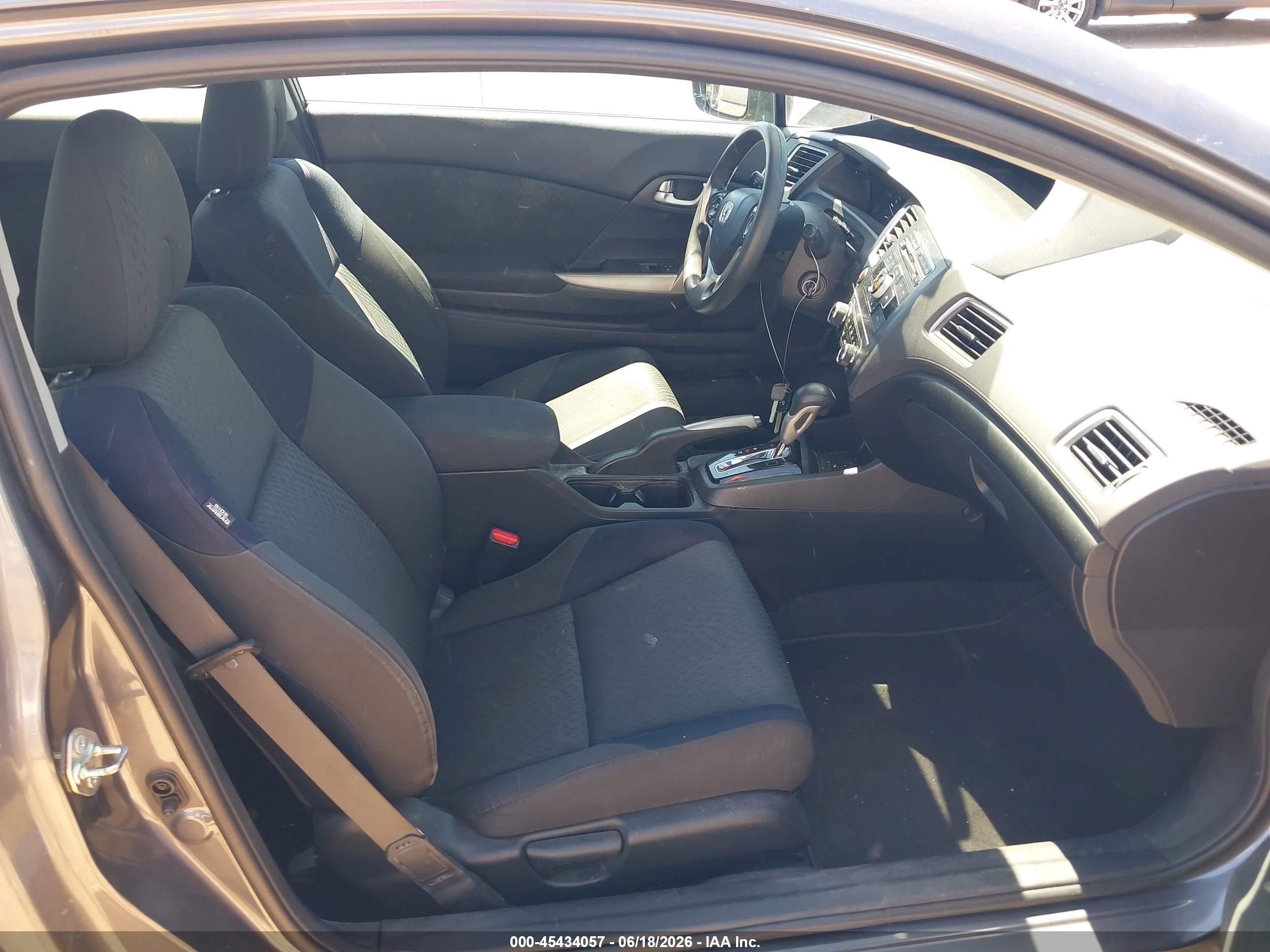2015 Honda Civic Lx Gray vin: 2HGFG3B50FH516350