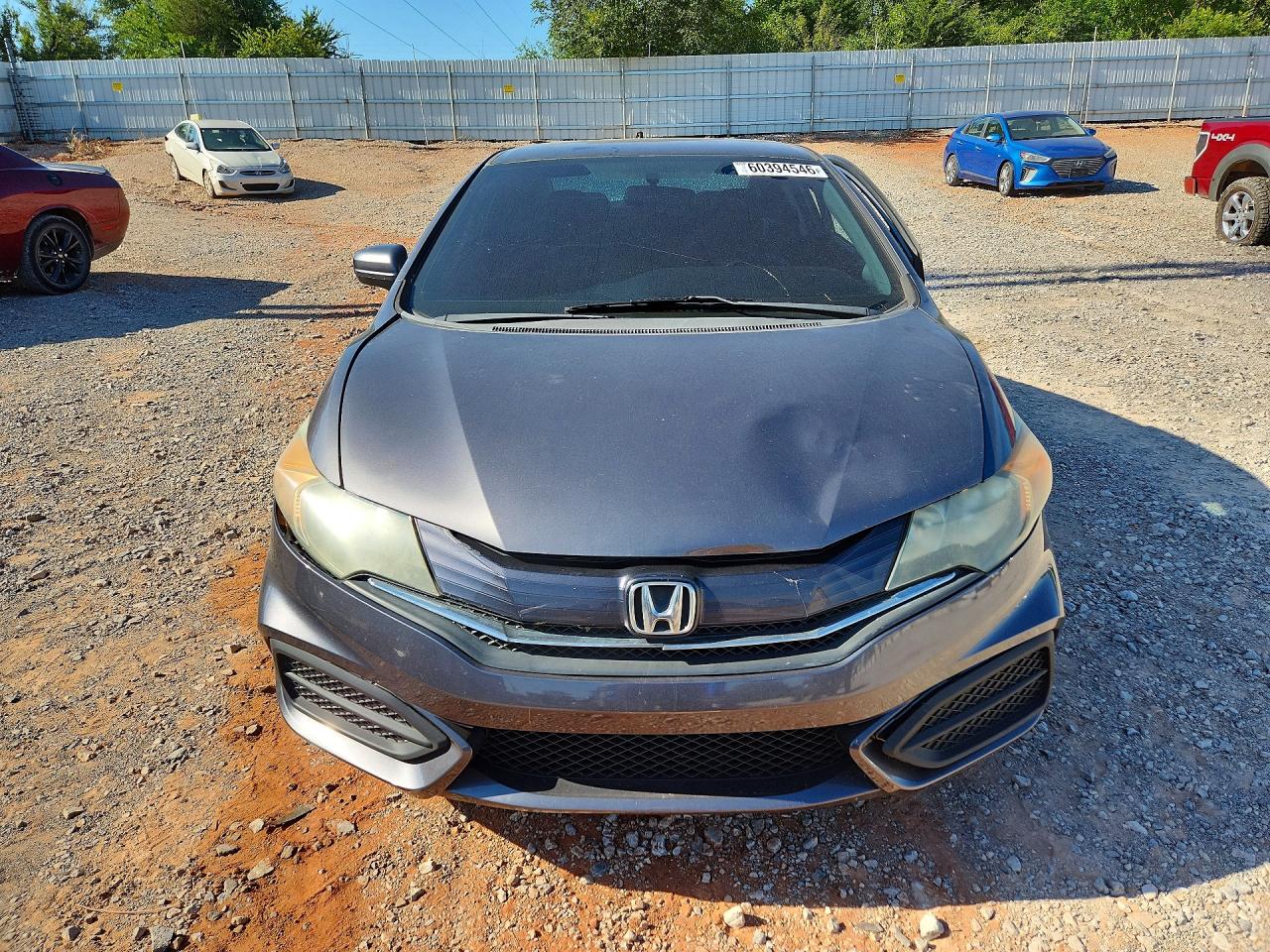 2015 Honda Civic Lx Gray vin: 2HGFG3B50FH522424