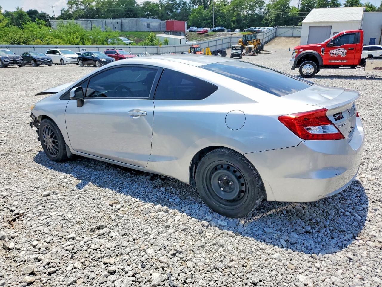 2012 Honda Civic Lx Silver vin: 2HGFG3B51CH525747