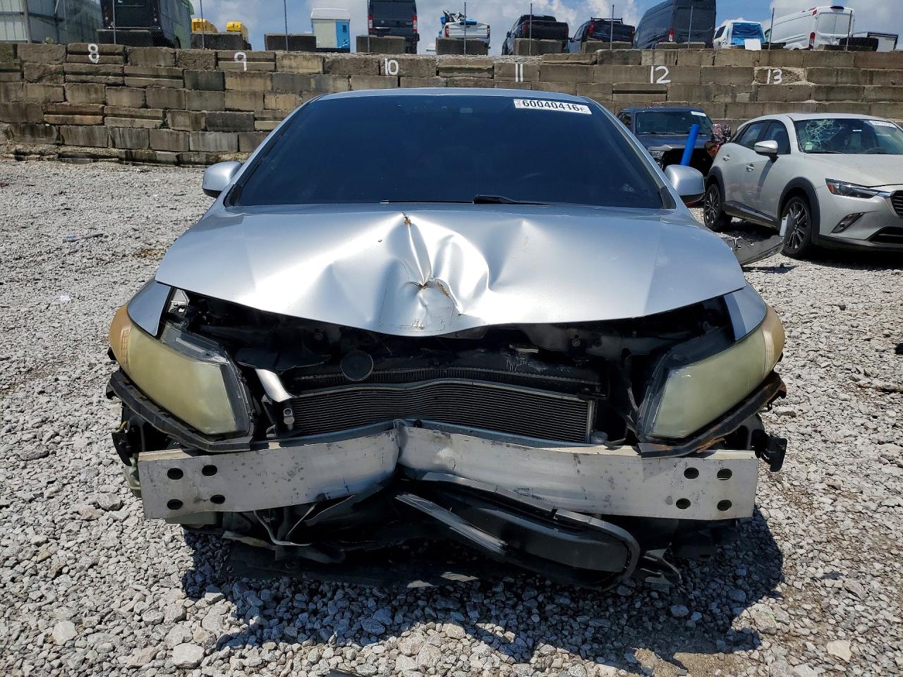 2012 Honda Civic Lx Silver vin: 2HGFG3B51CH525747